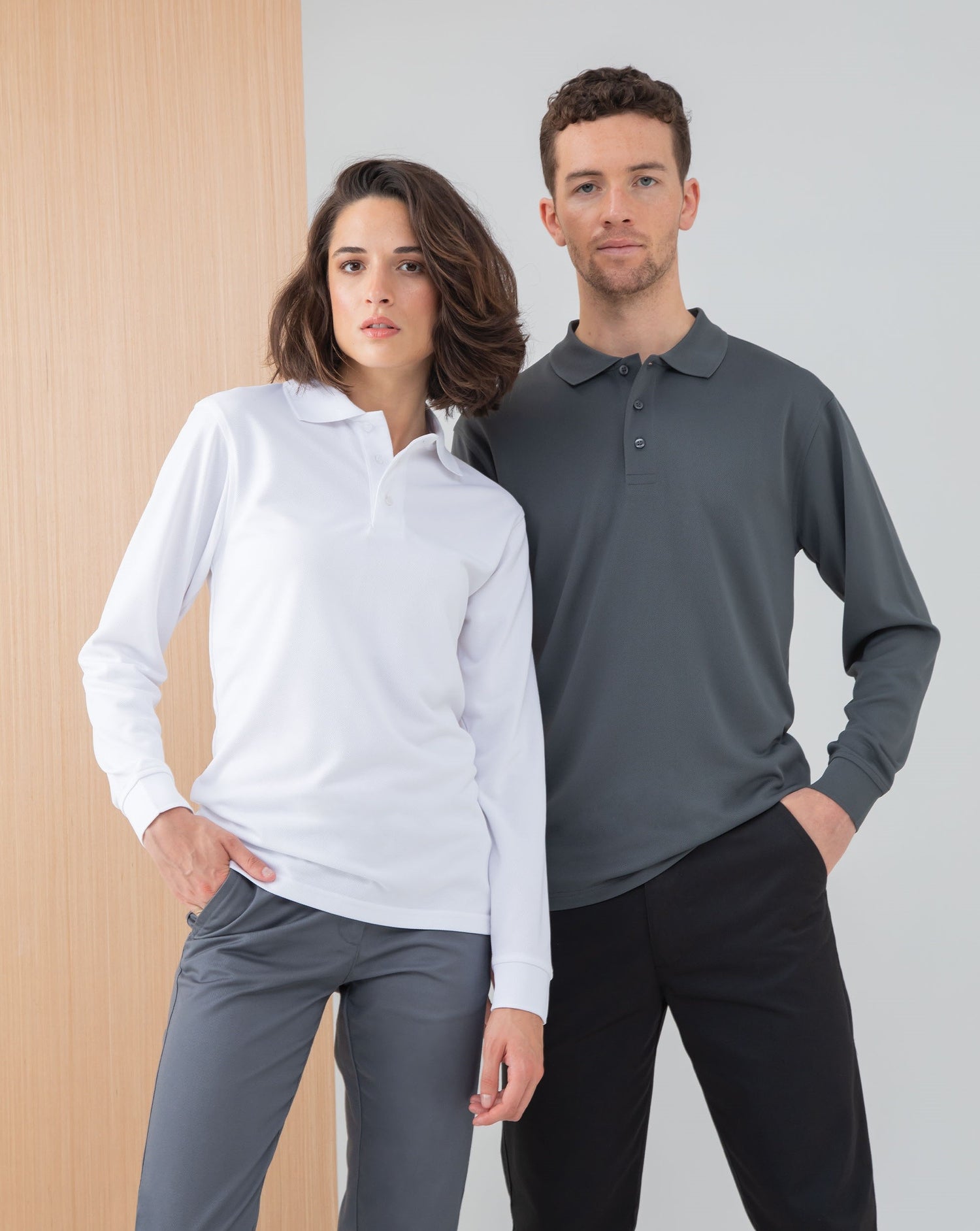 Long Sleeve Coolplus Polo Shirt | WHITE