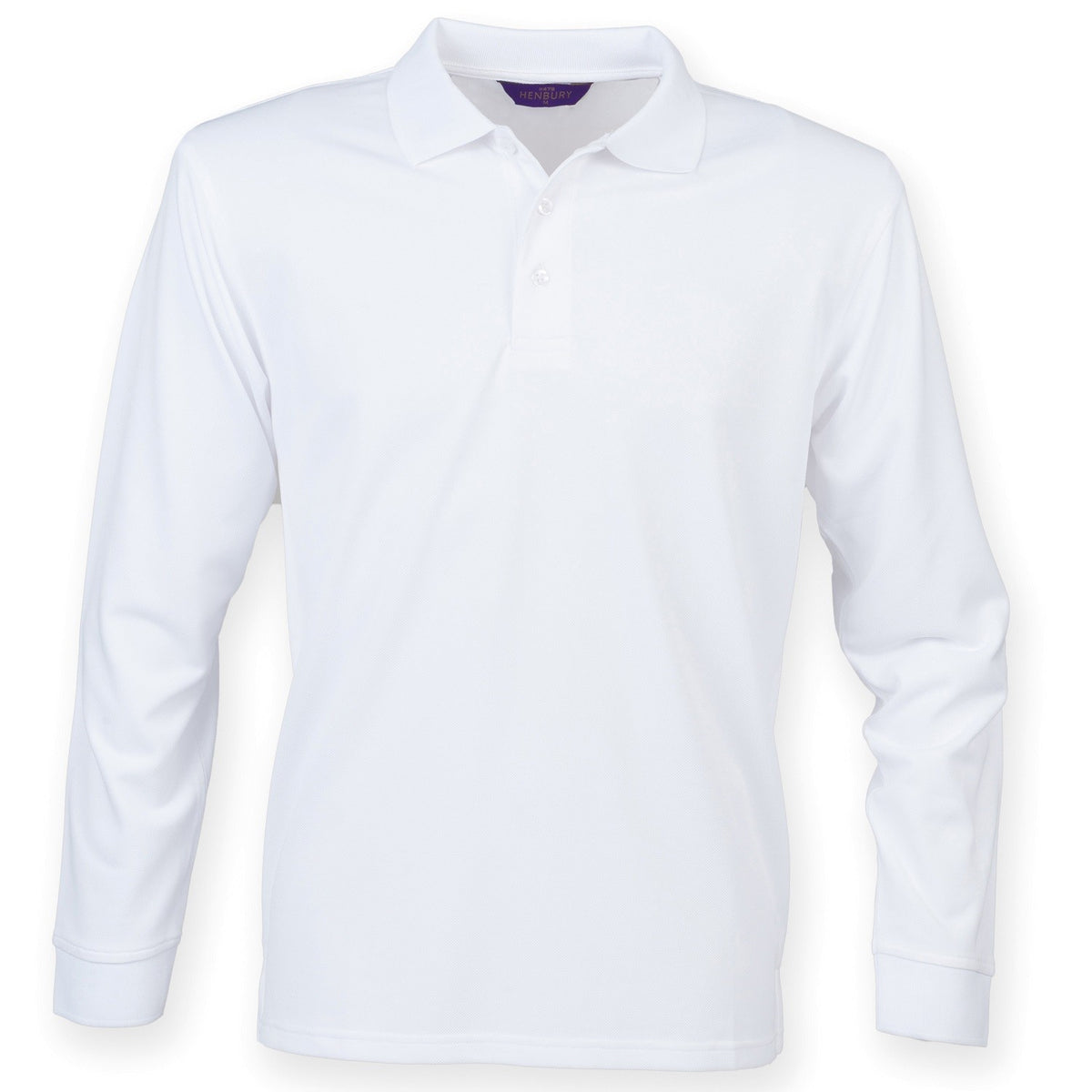 Long Sleeve Coolplus Polo Shirt | WHITE