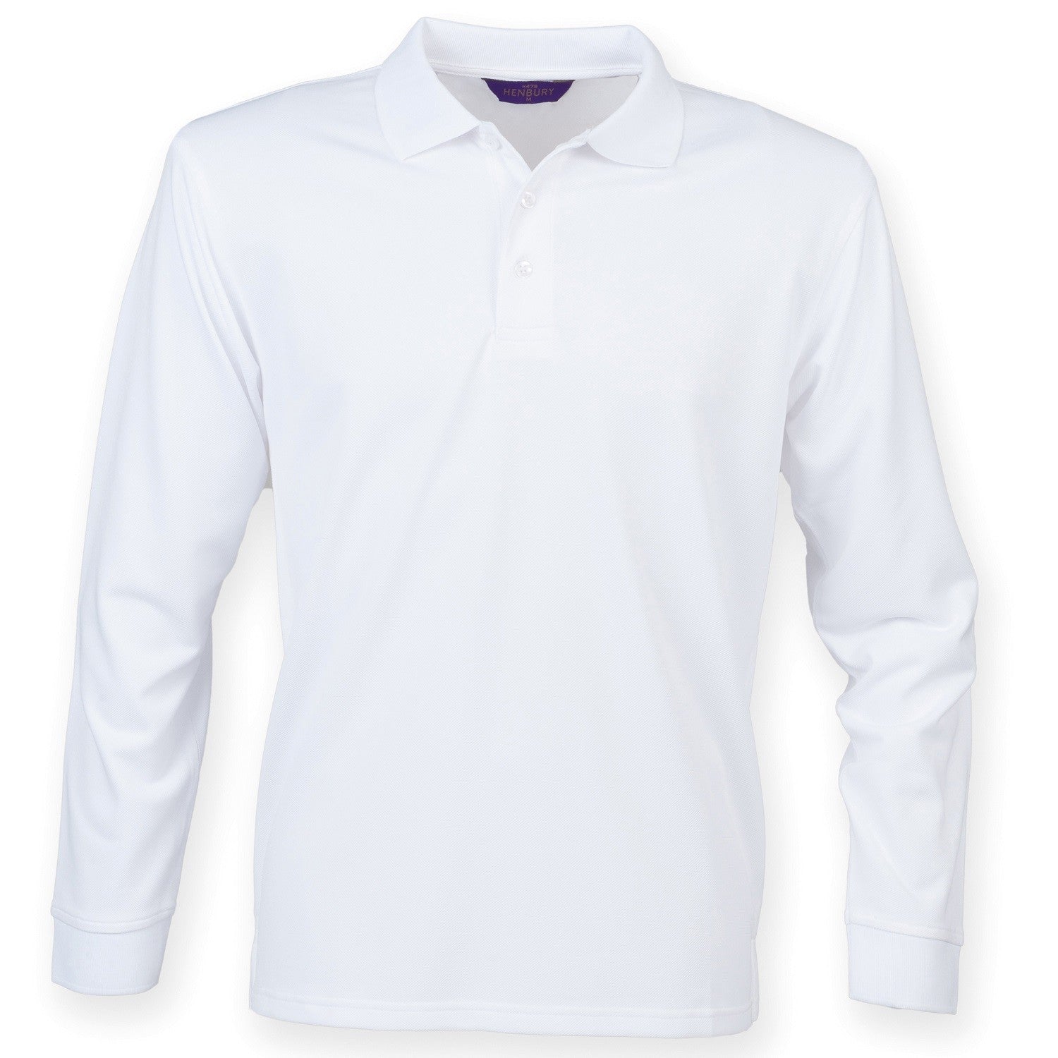 Long Sleeve Coolplus Polo Shirt | WHITE