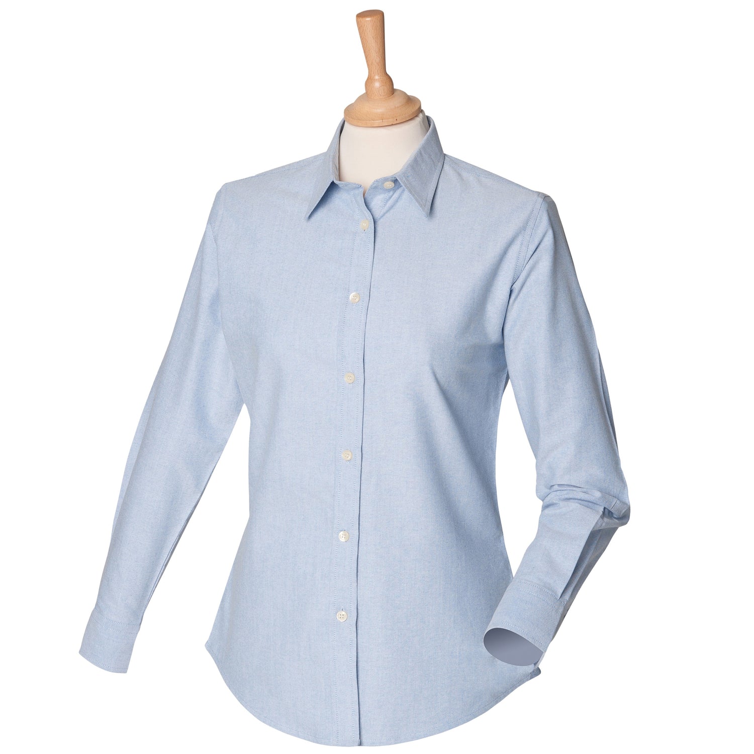 Women's Classic Long Sleeved Oxford Shirt | BLUE