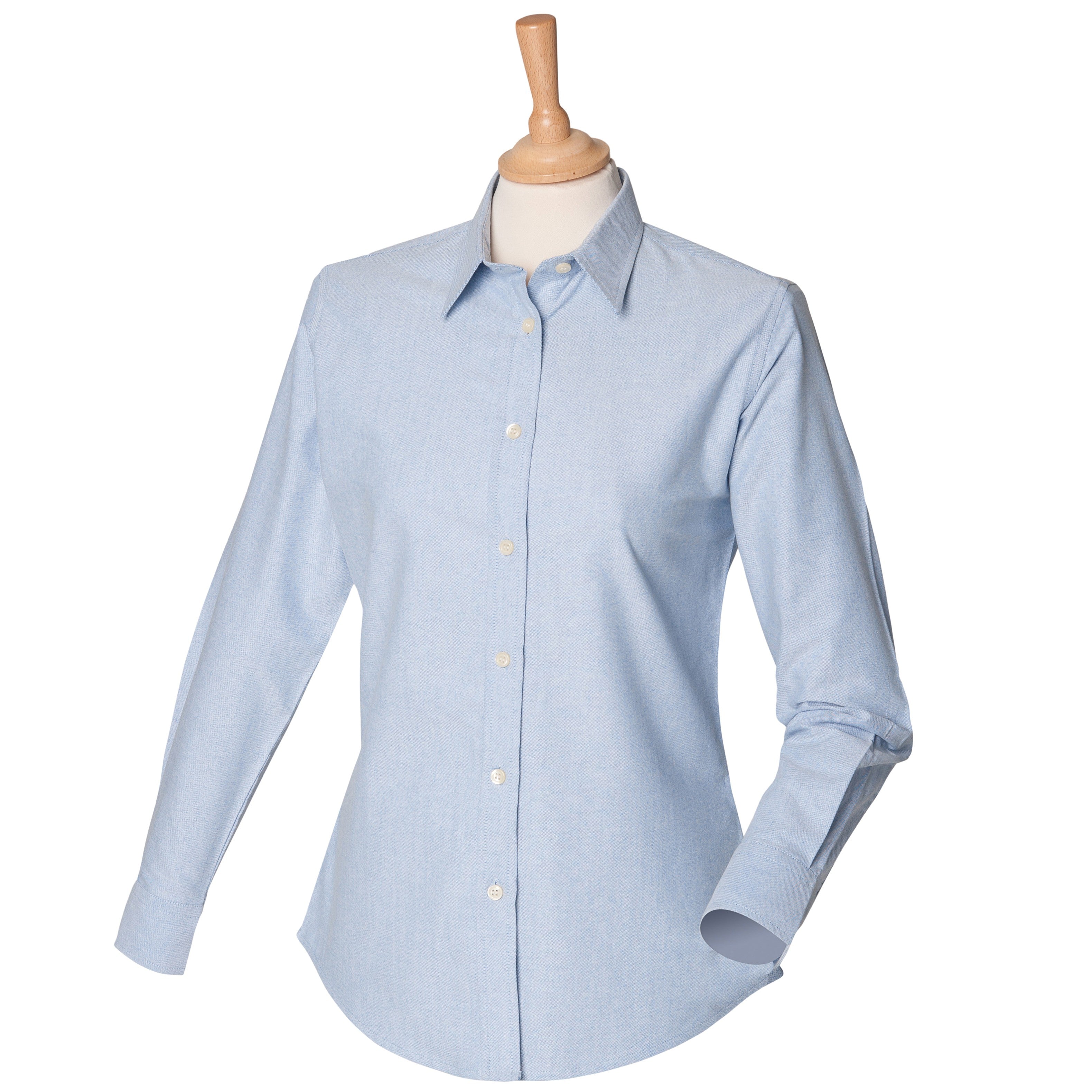 Women's Classic Long Sleeved Oxford Shirt | BLUE