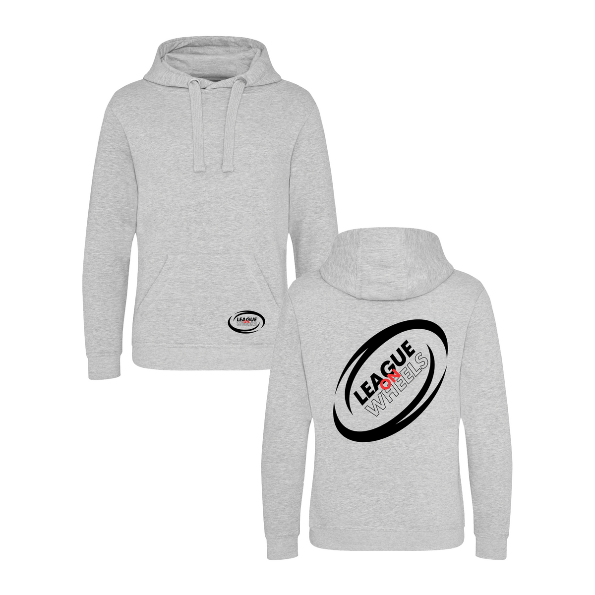 League on Wheels Hoodie | HEATHER