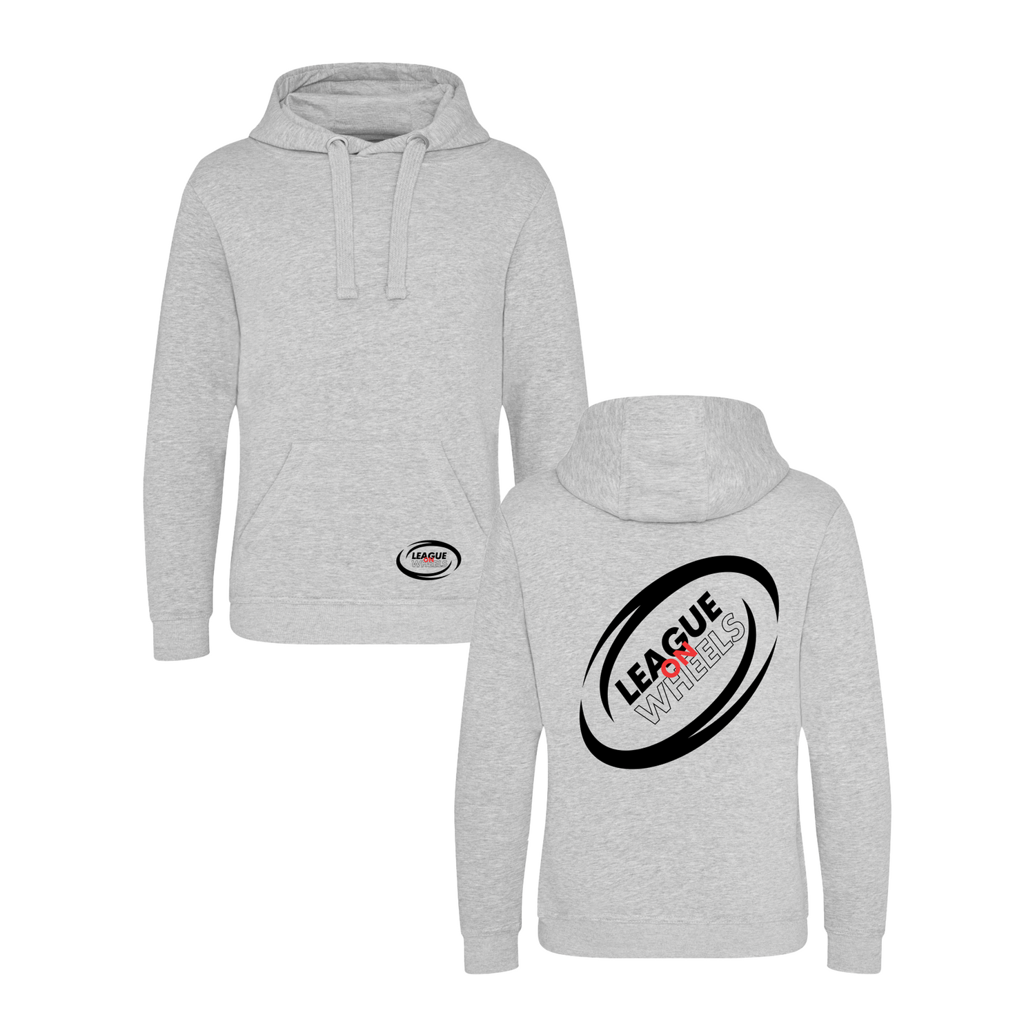 League on Wheels Hoodie | HEATHER