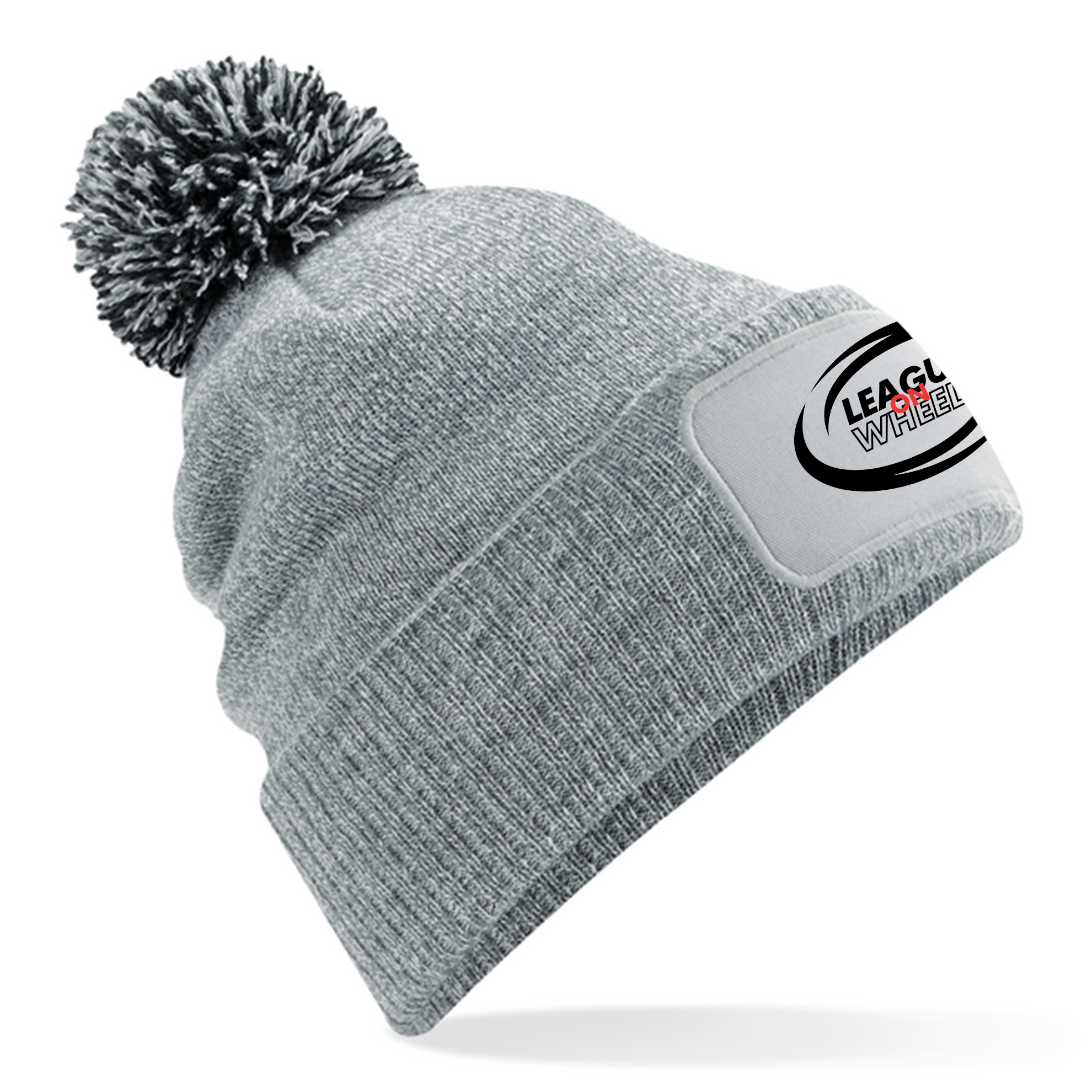 League on Wheels Beanie | HEATHER GREY/BLACK
