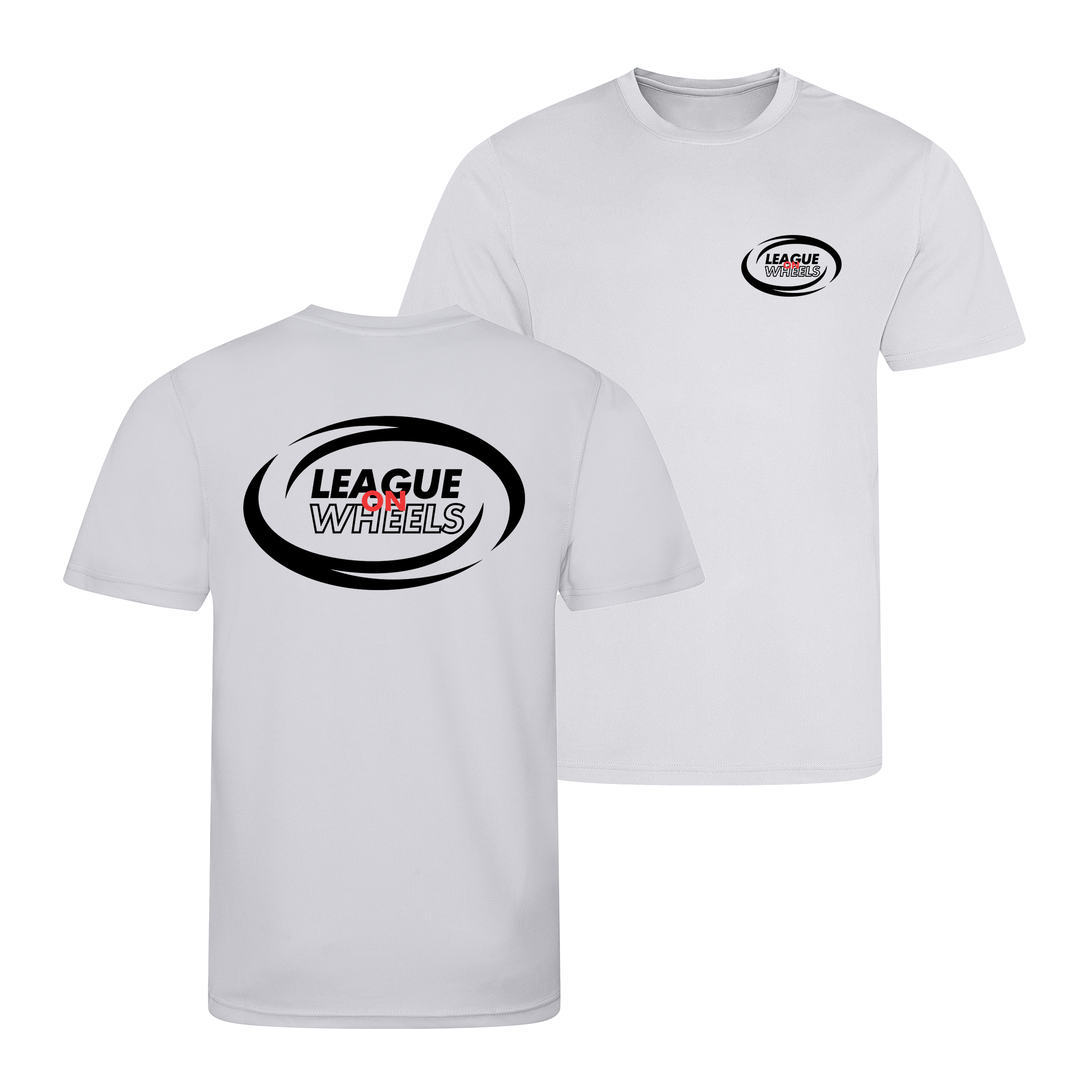 League on Wheels Kids T-Shirt | HEATHER GREY