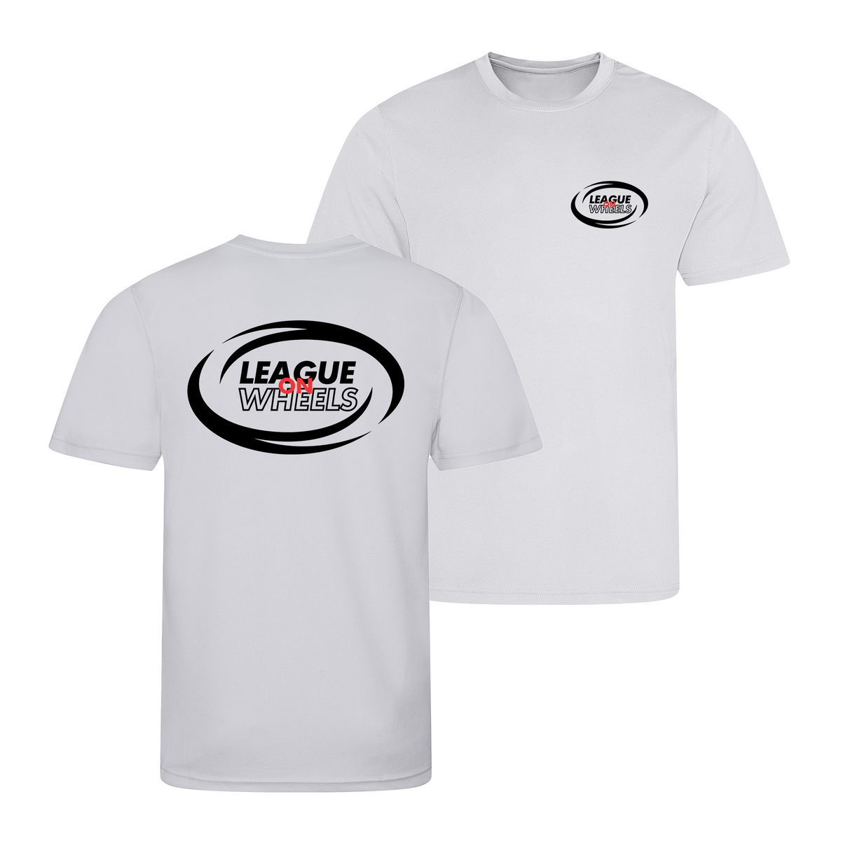 League on Wheels Kids T-Shirt | HEATHER GREY