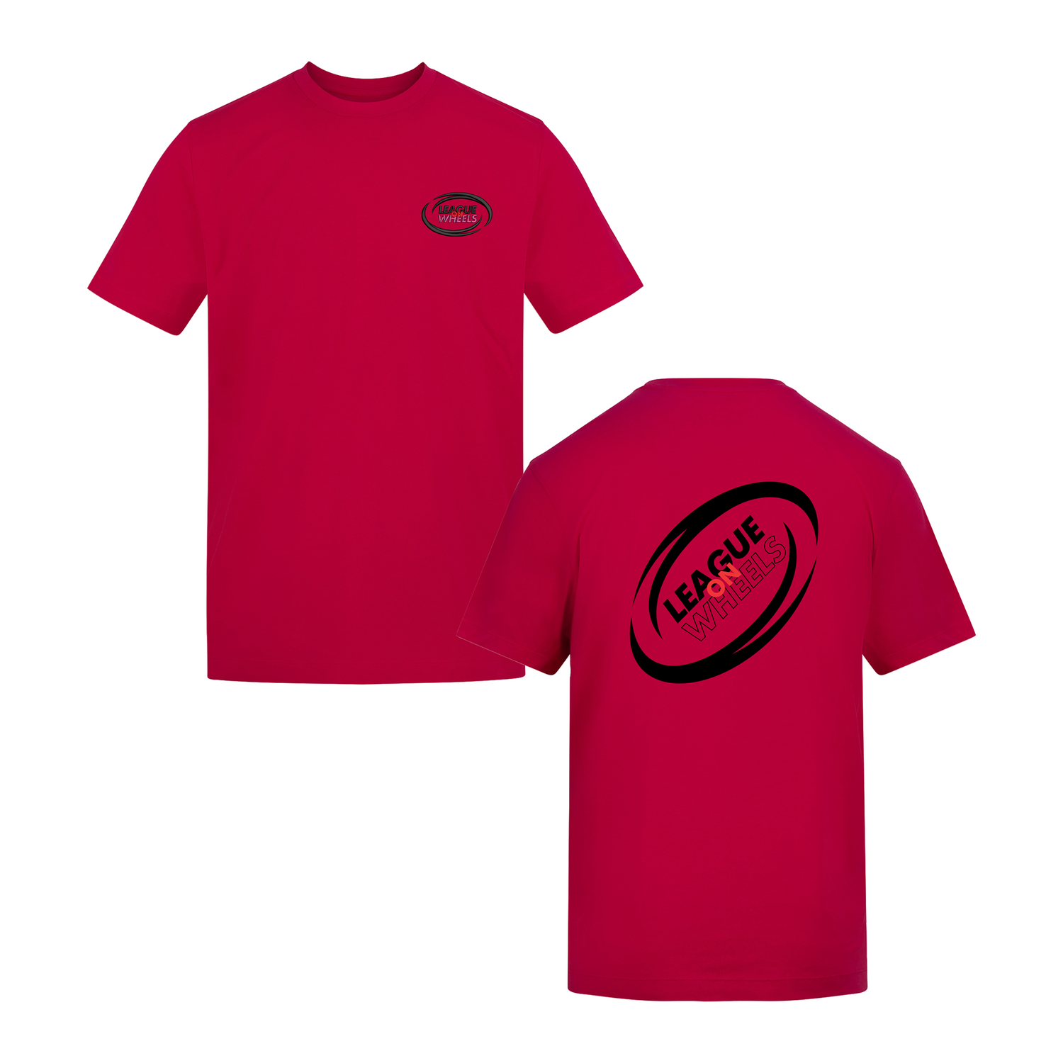 League on Wheels T-Shirt | HOT PINK