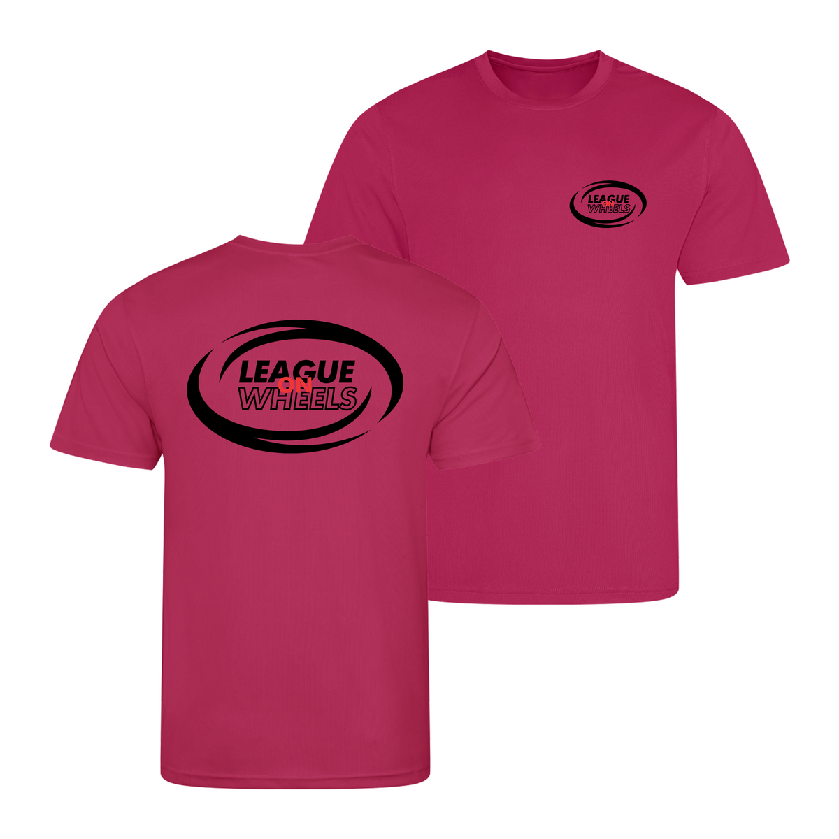 League on Wheels Kids T-Shirt | HOT PINK