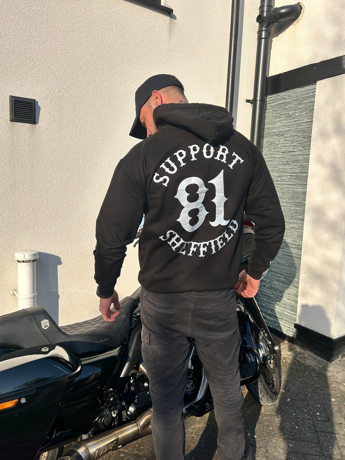 Support Sheffield Hoodie - Black