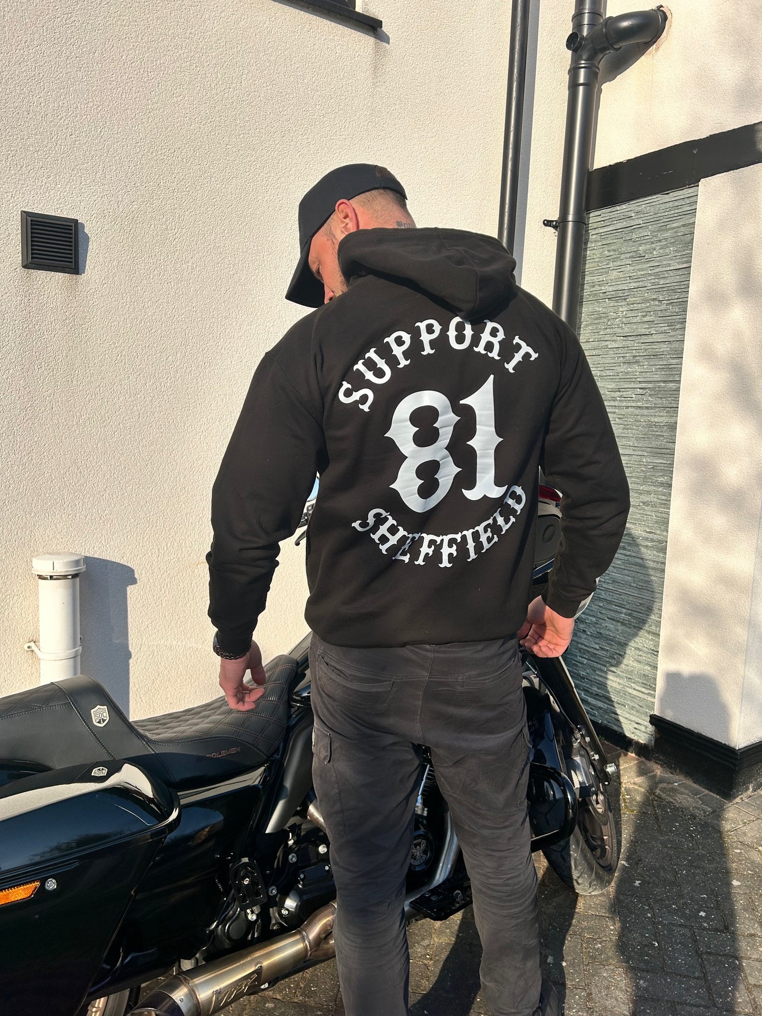 Support Sheffield Hoodie - Black