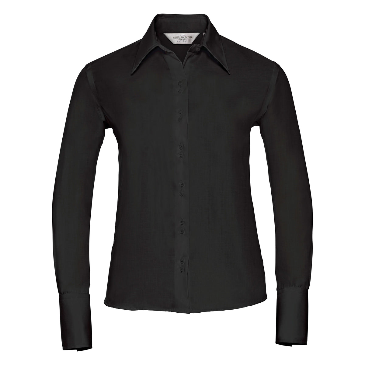 Women's Long Sleeve Ultimate Non-iron Shirt | BLACK