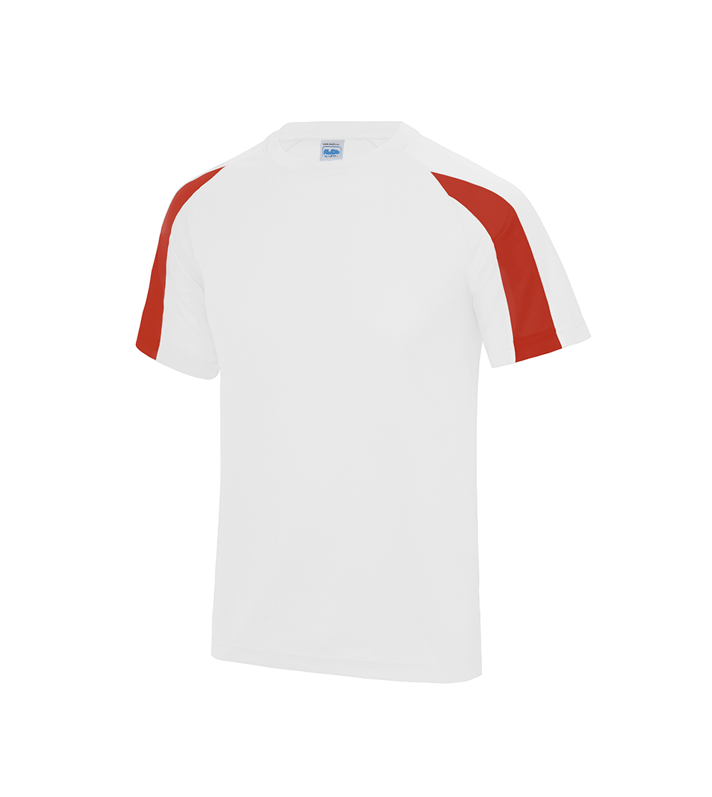 Contrast Cool T | ARCTIC WHITE/FIRE RED