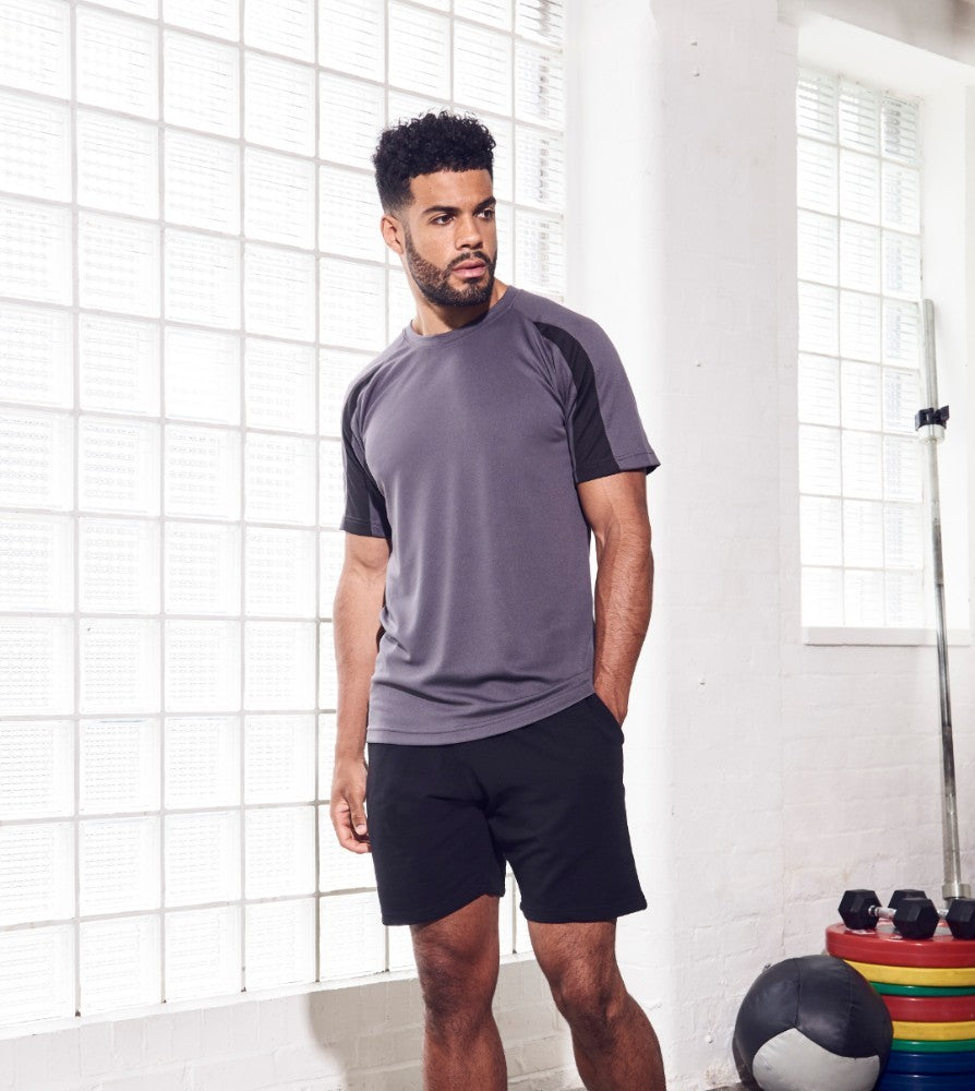 Contrast Cool T | JET BLACK/ELECTRIC ORANGE