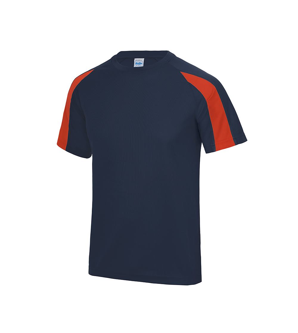 Contrast Cool T | FRENCH NAVY/FIRE RED