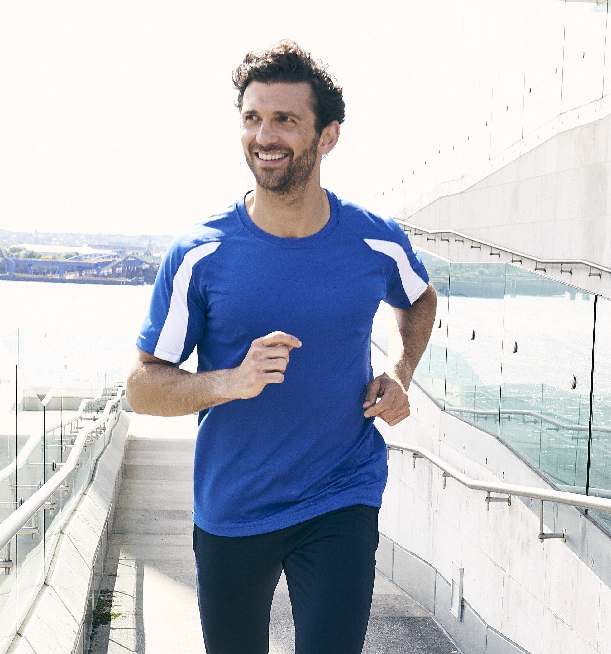 Contrast Cool T | ROYAL BLUE/ARCTIC WHITE