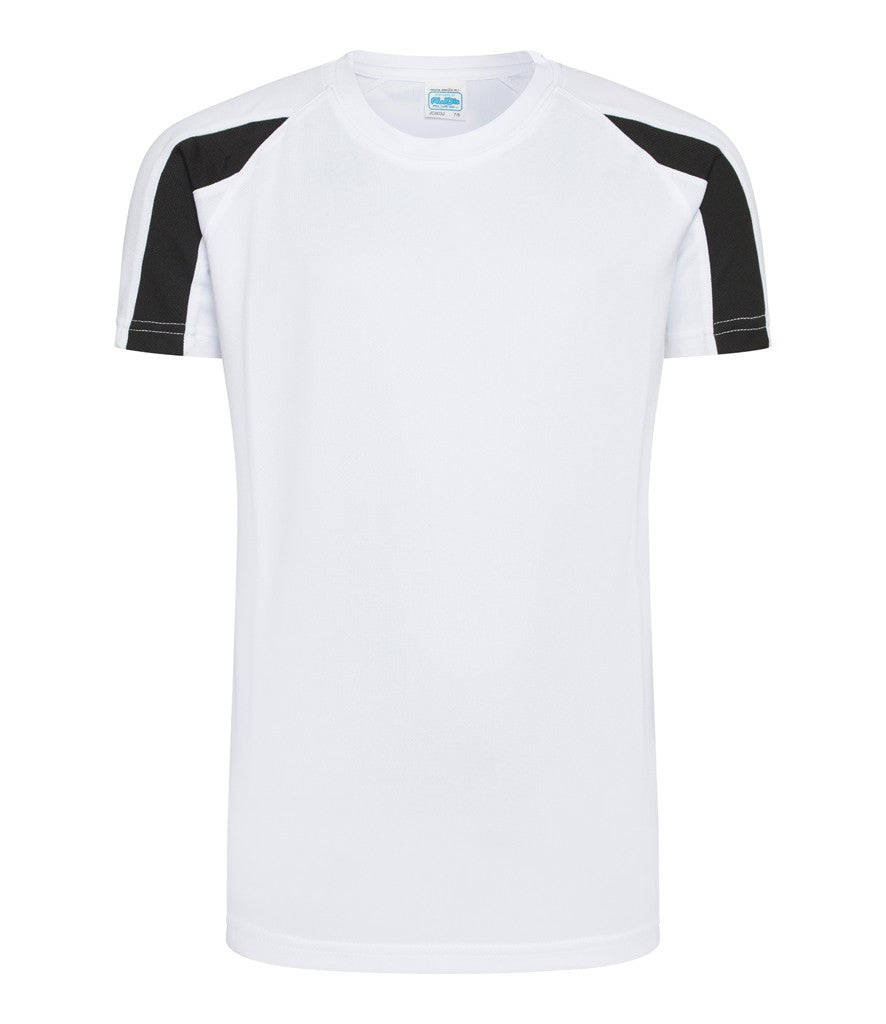 Kids Contrast Cool T | ARCTIC WHITE/JET BLACK