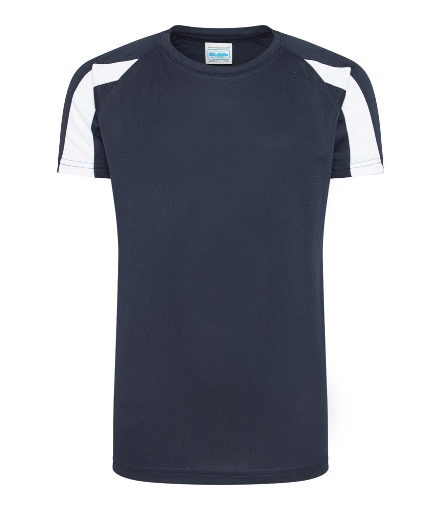 Kids Contrast Cool T | FRENCH NAVY/ARCTIC WHITE
