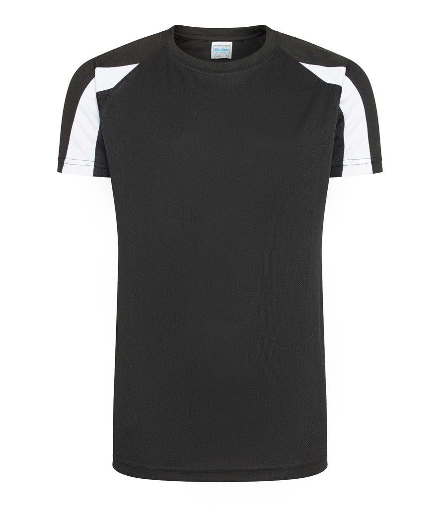 Kids Contrast Cool T | JET BLACK/ARCTIC WHITE