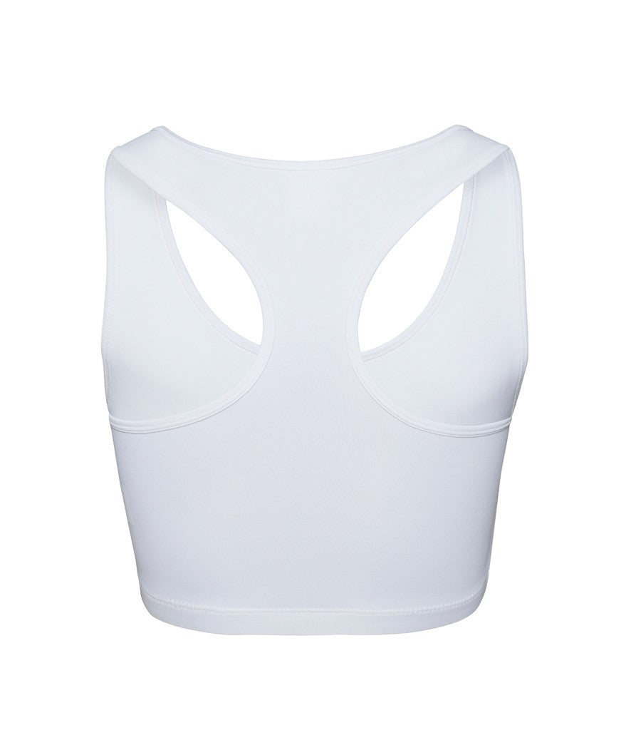 Girlie Cool Sports Crop Top | JET BLACK