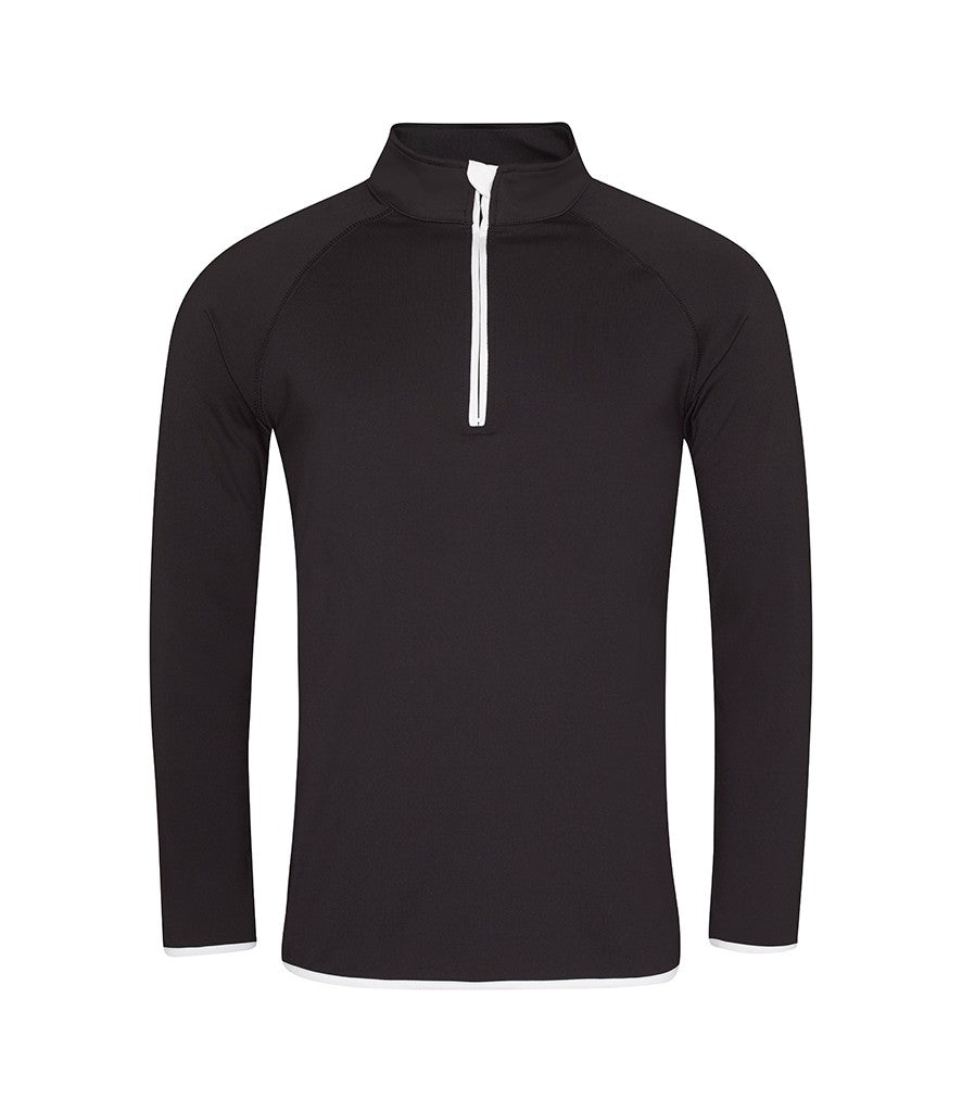 Cool 1/2 Zip Sweatshirt | JET BLACK/ARCTIC WHITE