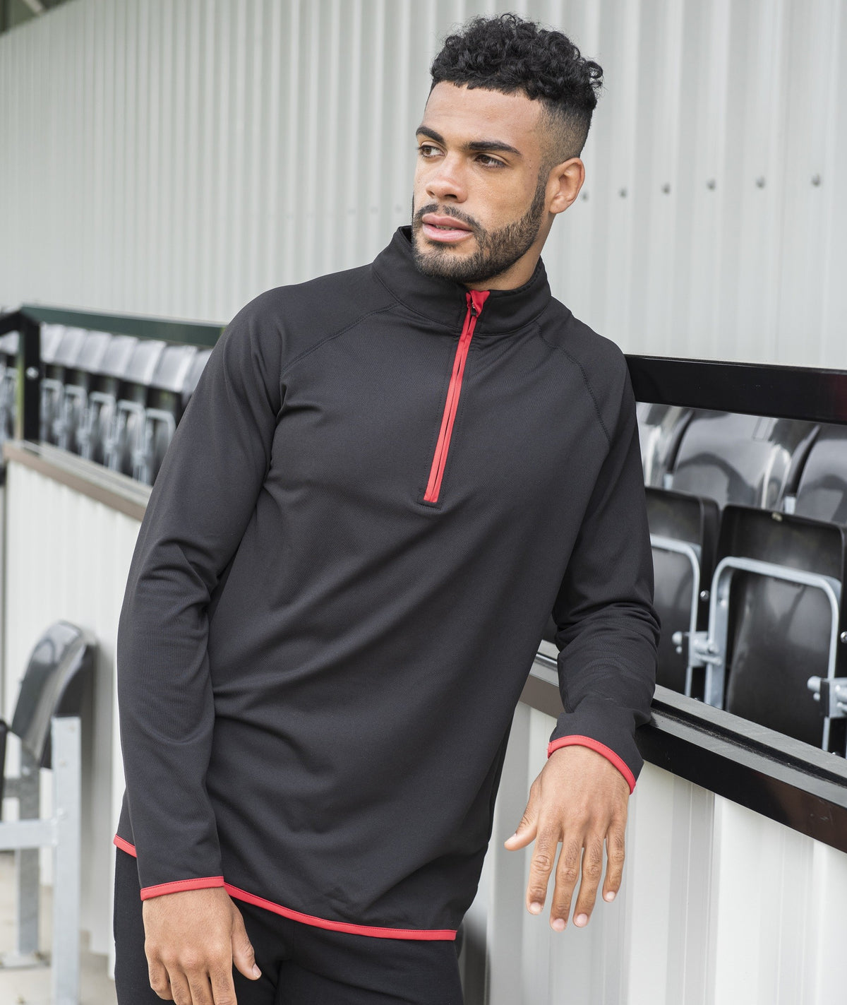 Cool 1/2 Zip Sweatshirt | FRENCH NAVY/ARCTIC WHITE