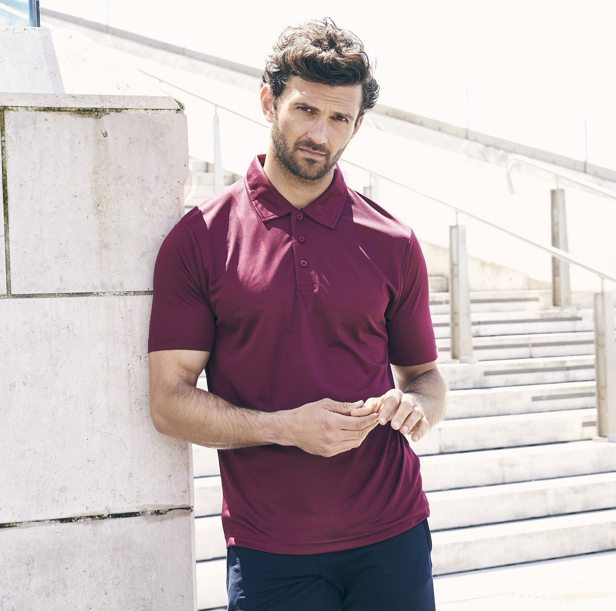 Cool Polo | HEATHER GREY