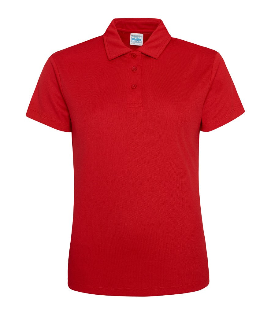 Girlie Cool Polo | FIRE RED