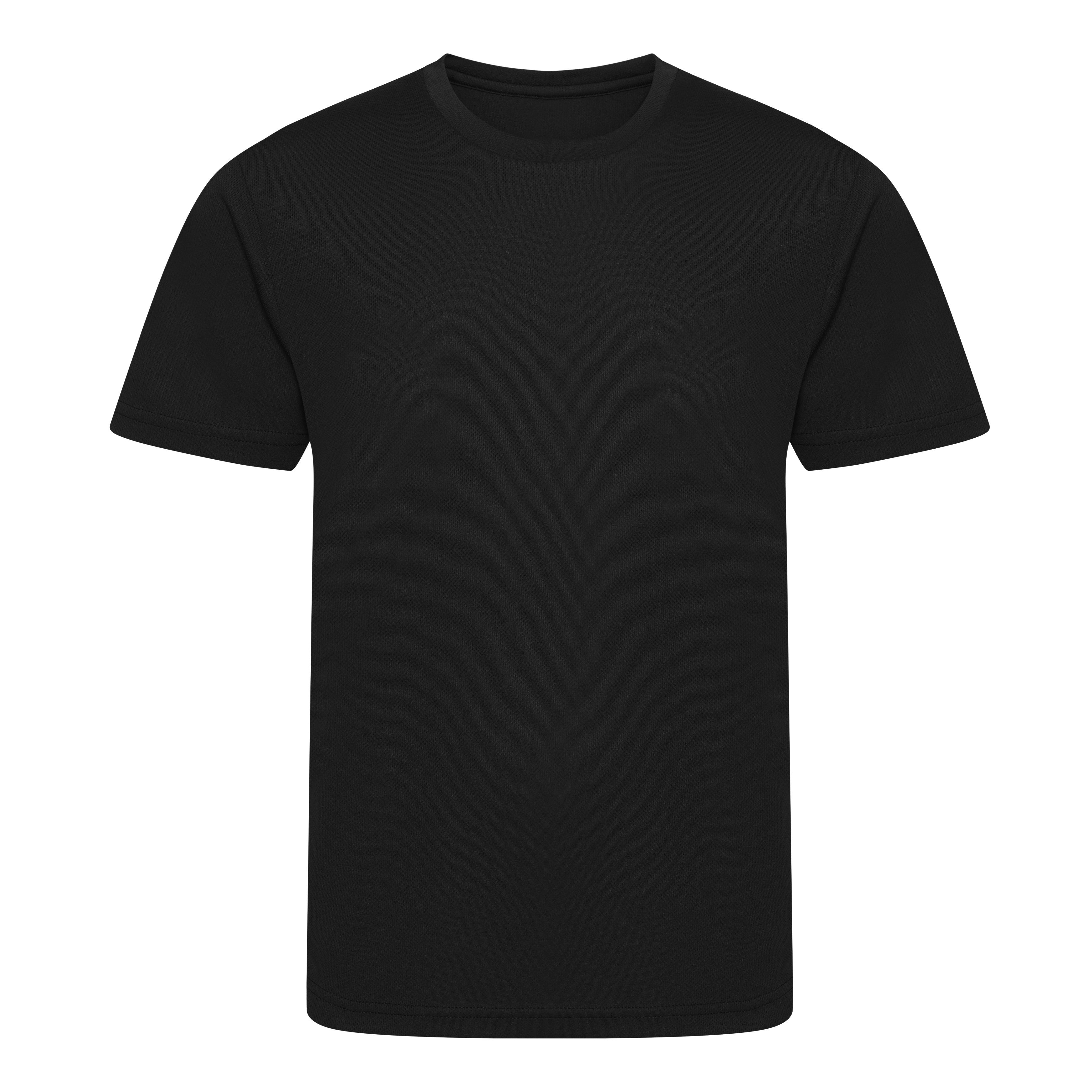 Kids Recycled Cool T-Shirt | JET BLACK
