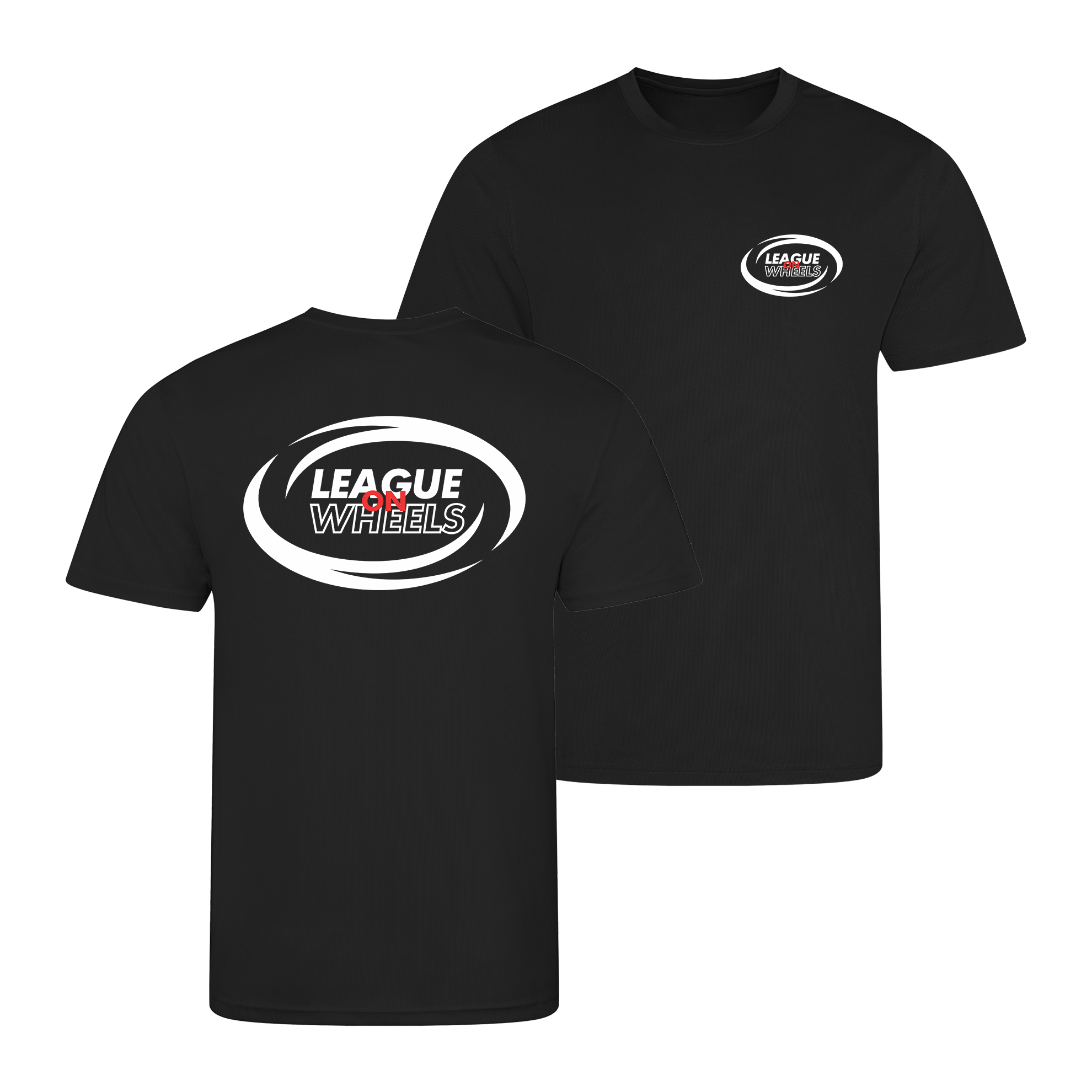 League on Wheels Kids T-Shirt | JET BLACK