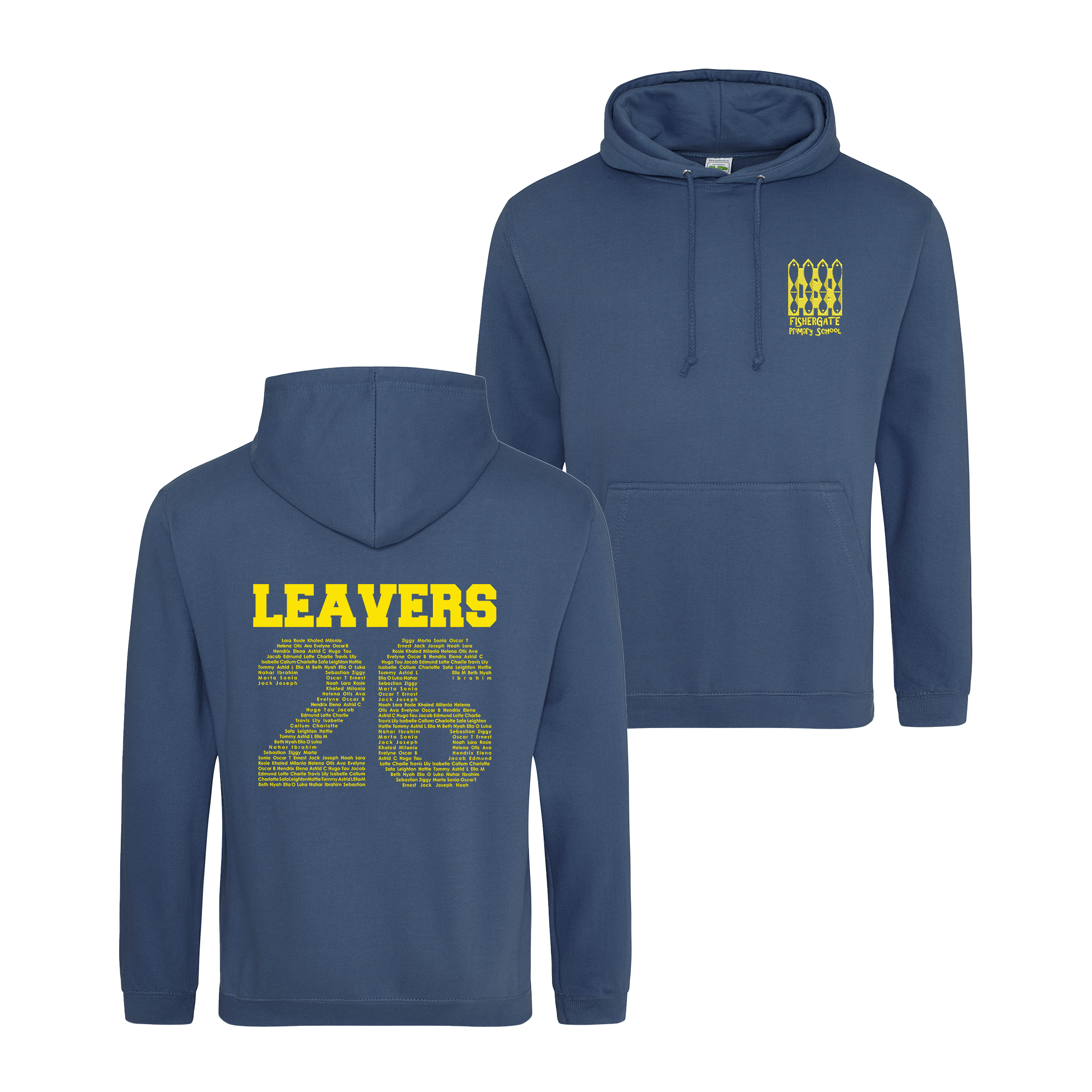 Fishergate School Leavers Hoodie | AIRFORCE BLUE
