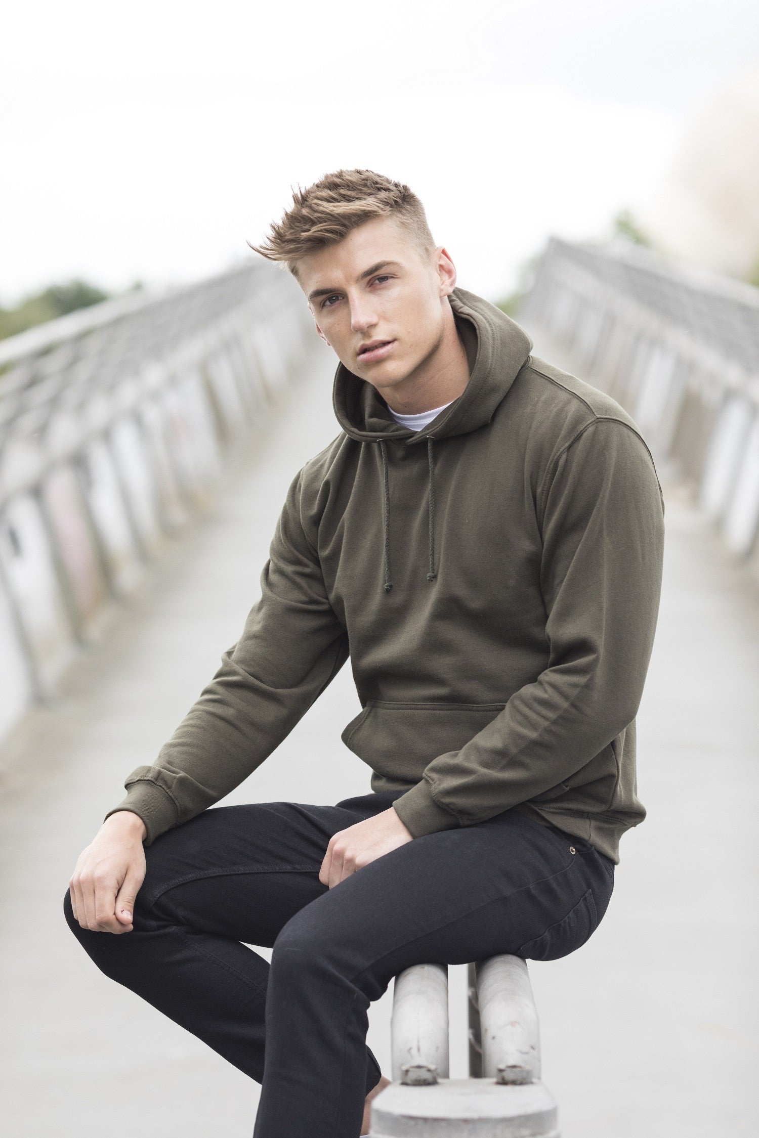 College Hoodie | COMBAT GREEN