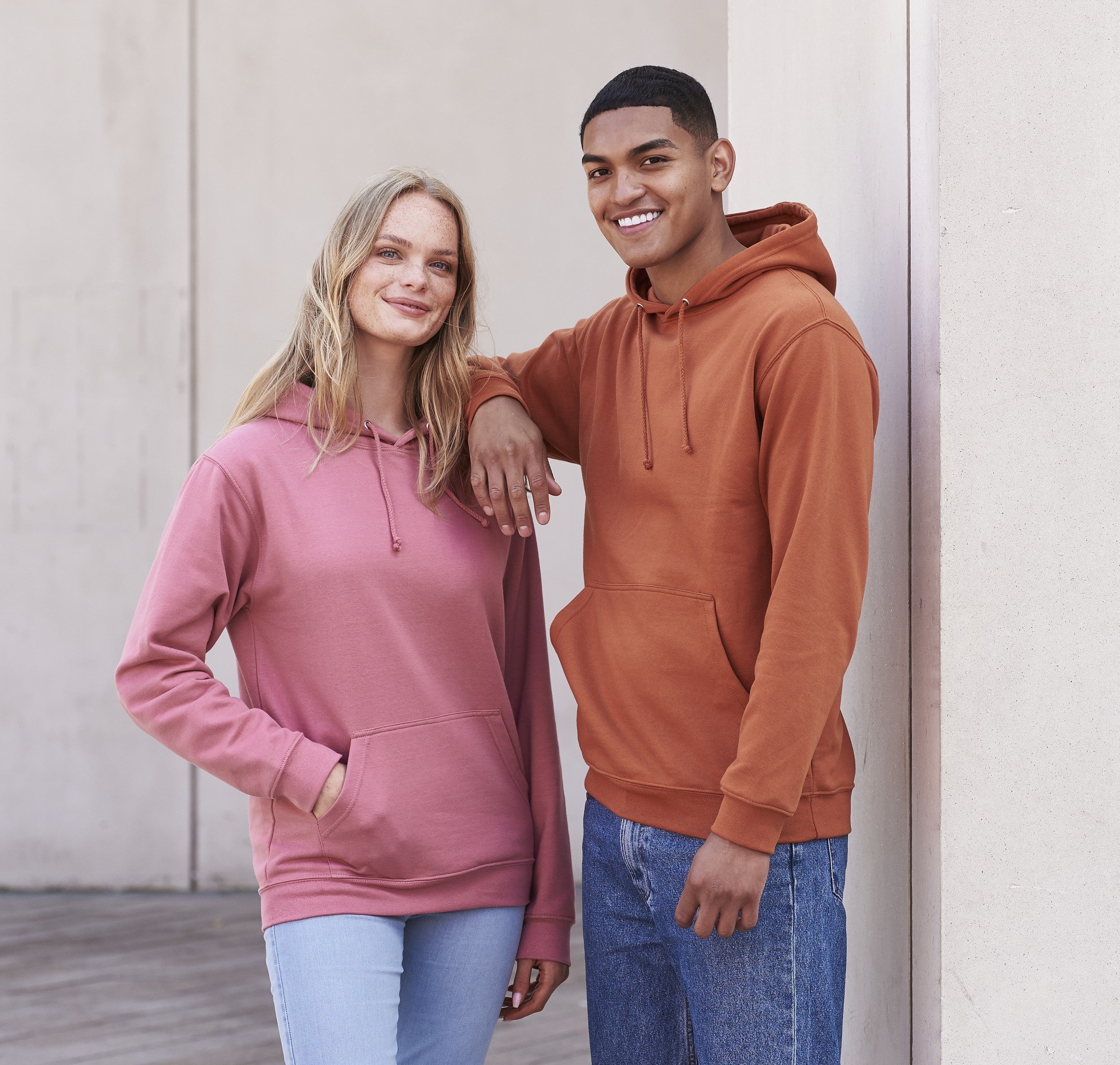 College Hoodie | SUNSET ORANGE