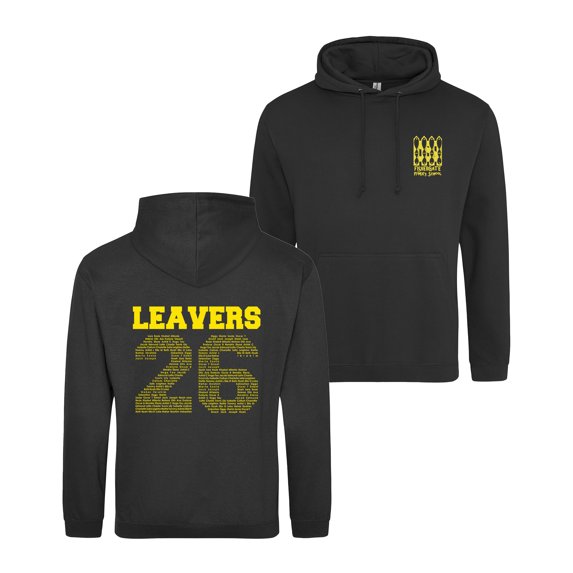 Fishergate School Leavers Hoodie | JET BLACK