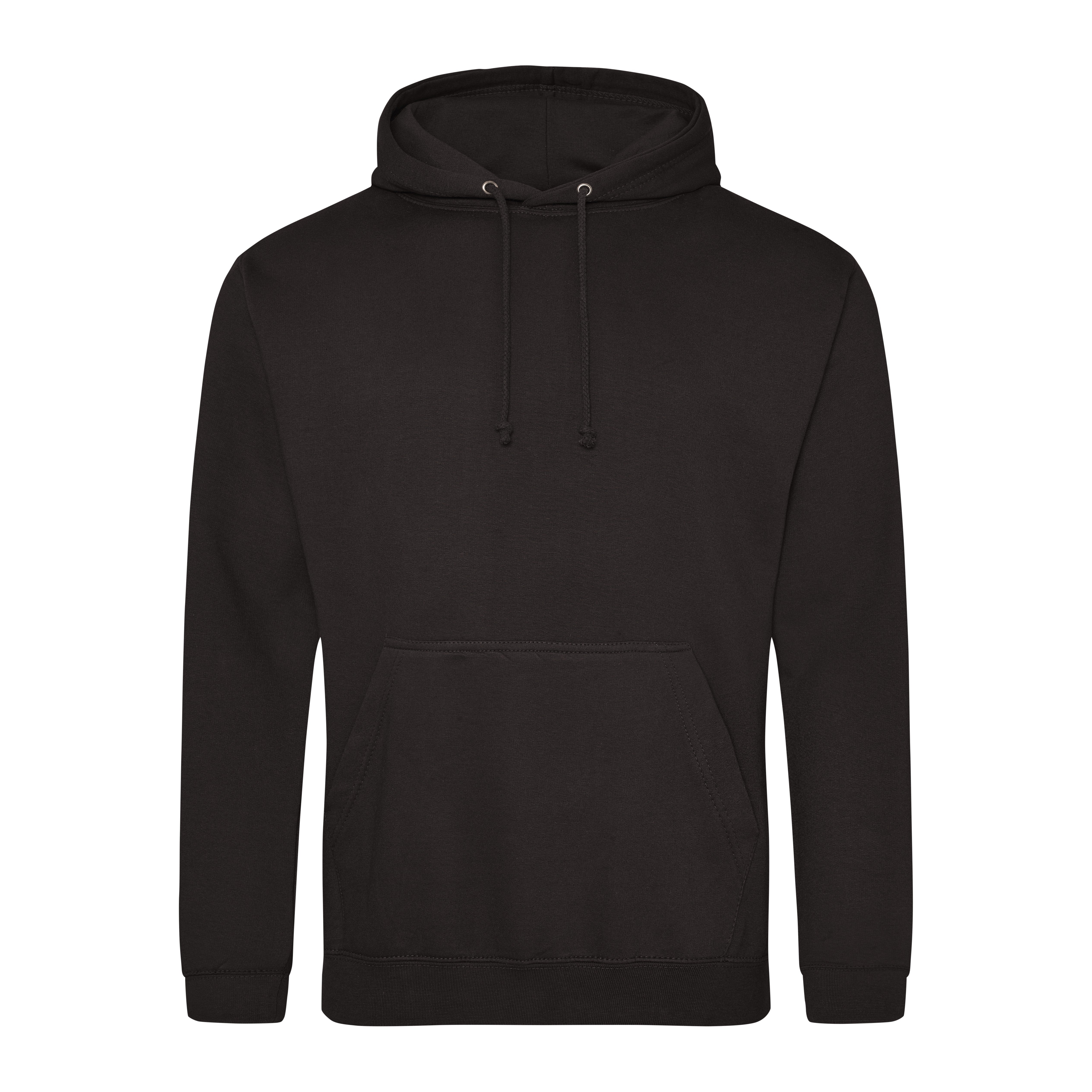 College Hoodie | JET BLACK