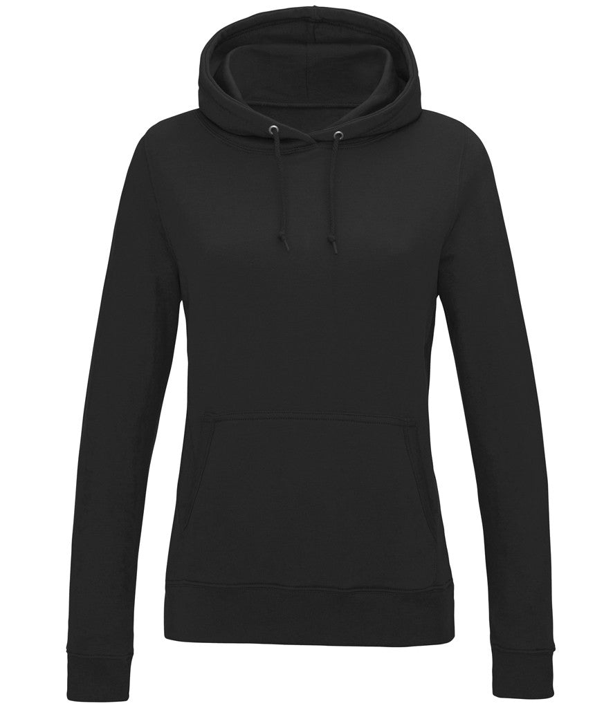 Girlie College Hoodie | SMOKE BLACK