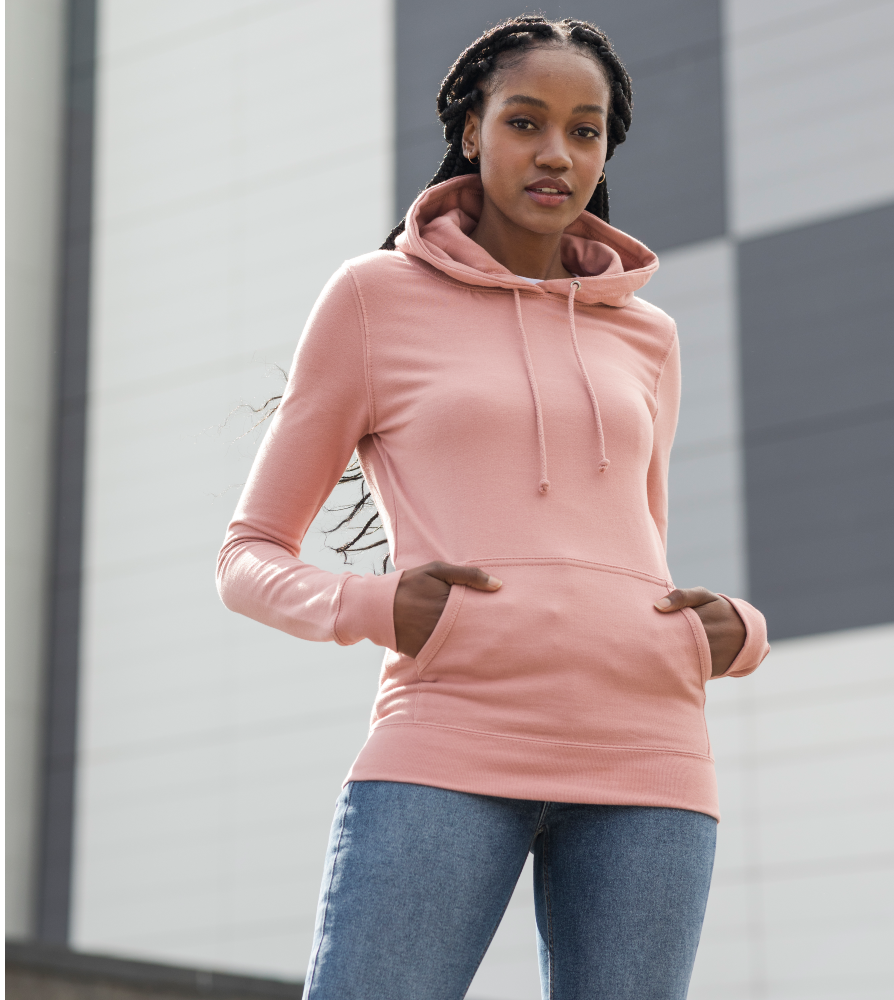 Girlie College Hoodie | ARCTIC WHITE