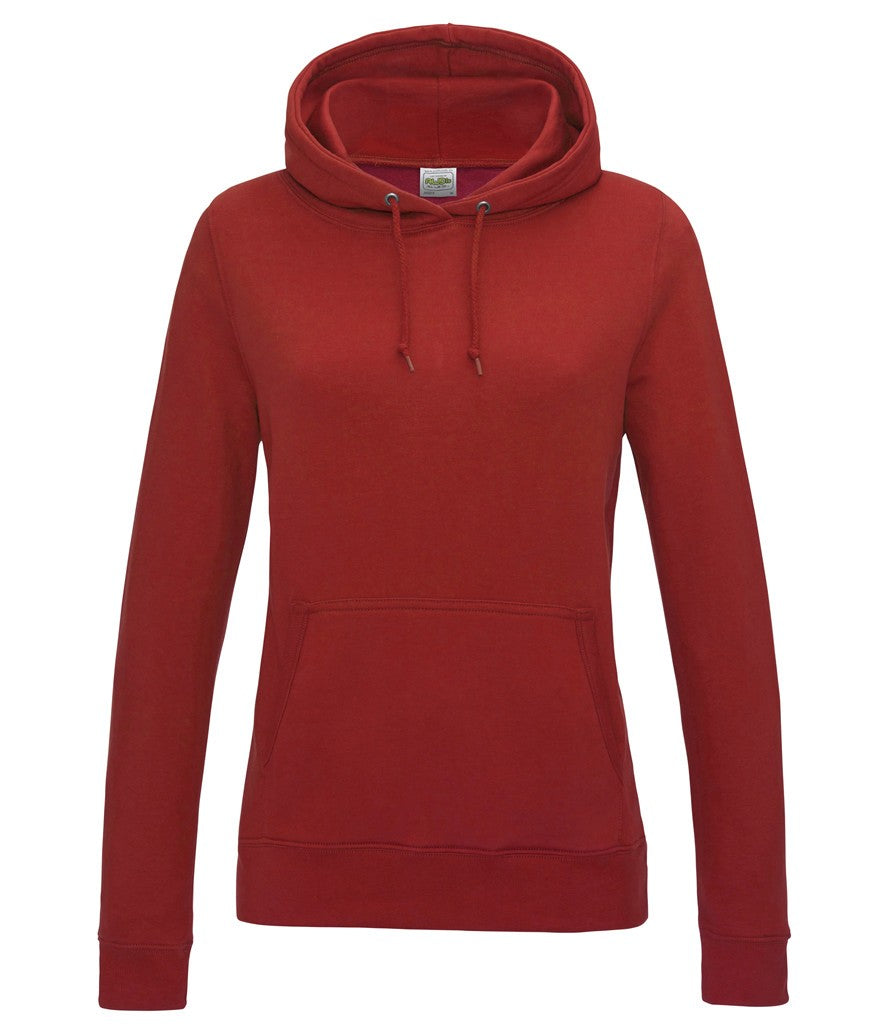 Girlie College Hoodie | FIRE RED