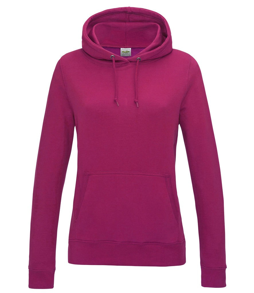 Girlie College Hoodie | HOT PINK