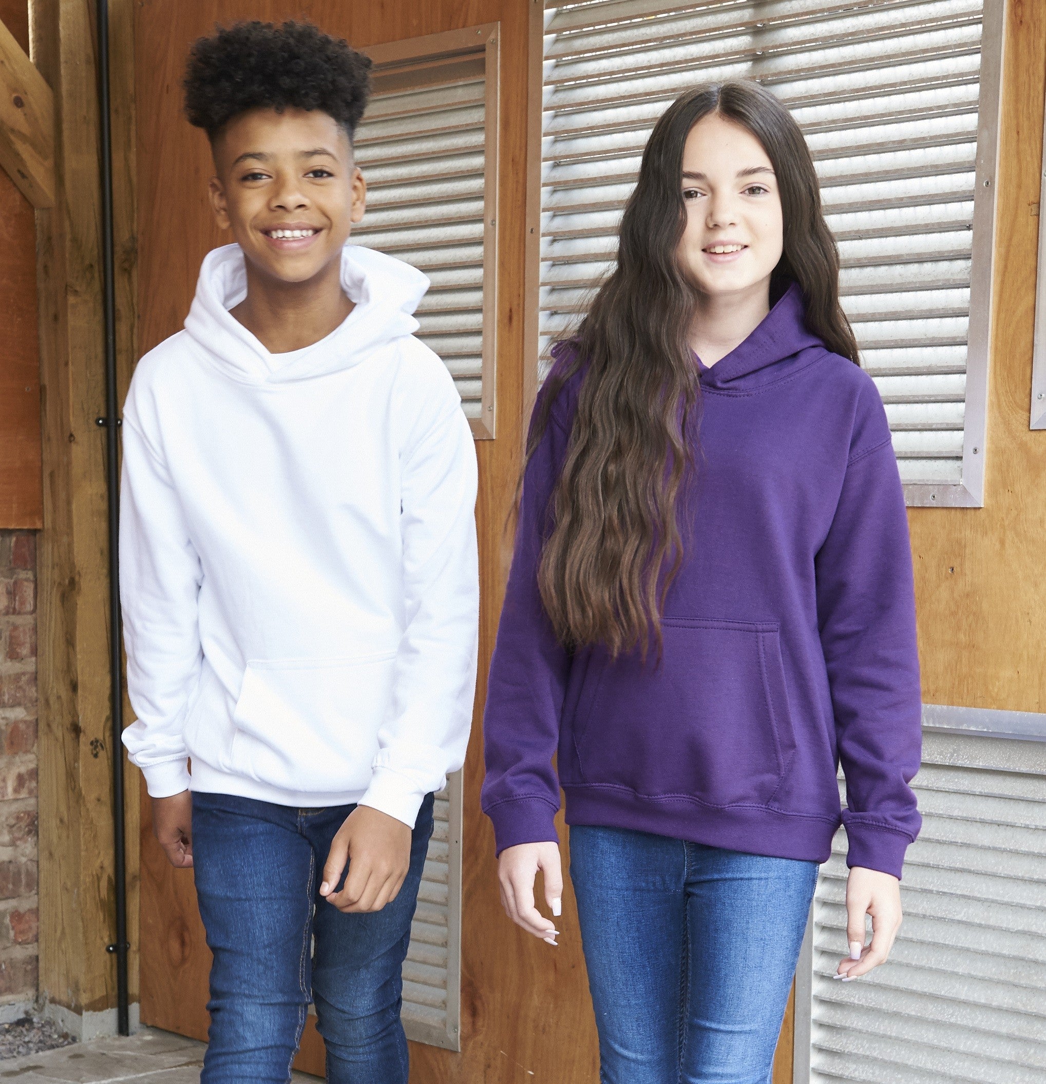 Kids Hoodie | DUSTY GREEN