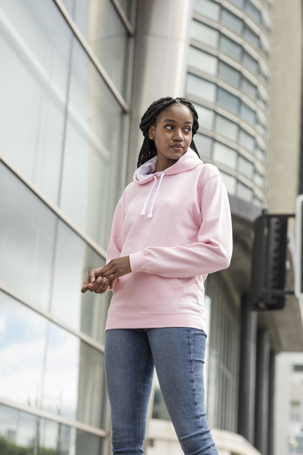 Varsity Hoodie | HEATHER GREY/FIRE RED