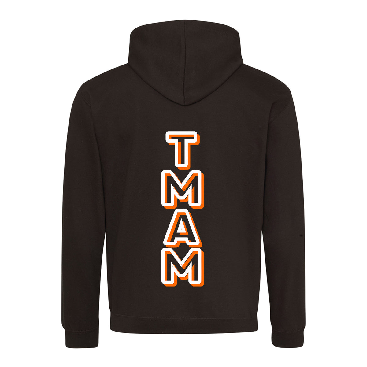 The Martial Arts Method Adults Hoodie | JET BLACK/ORANGE CRUSH
