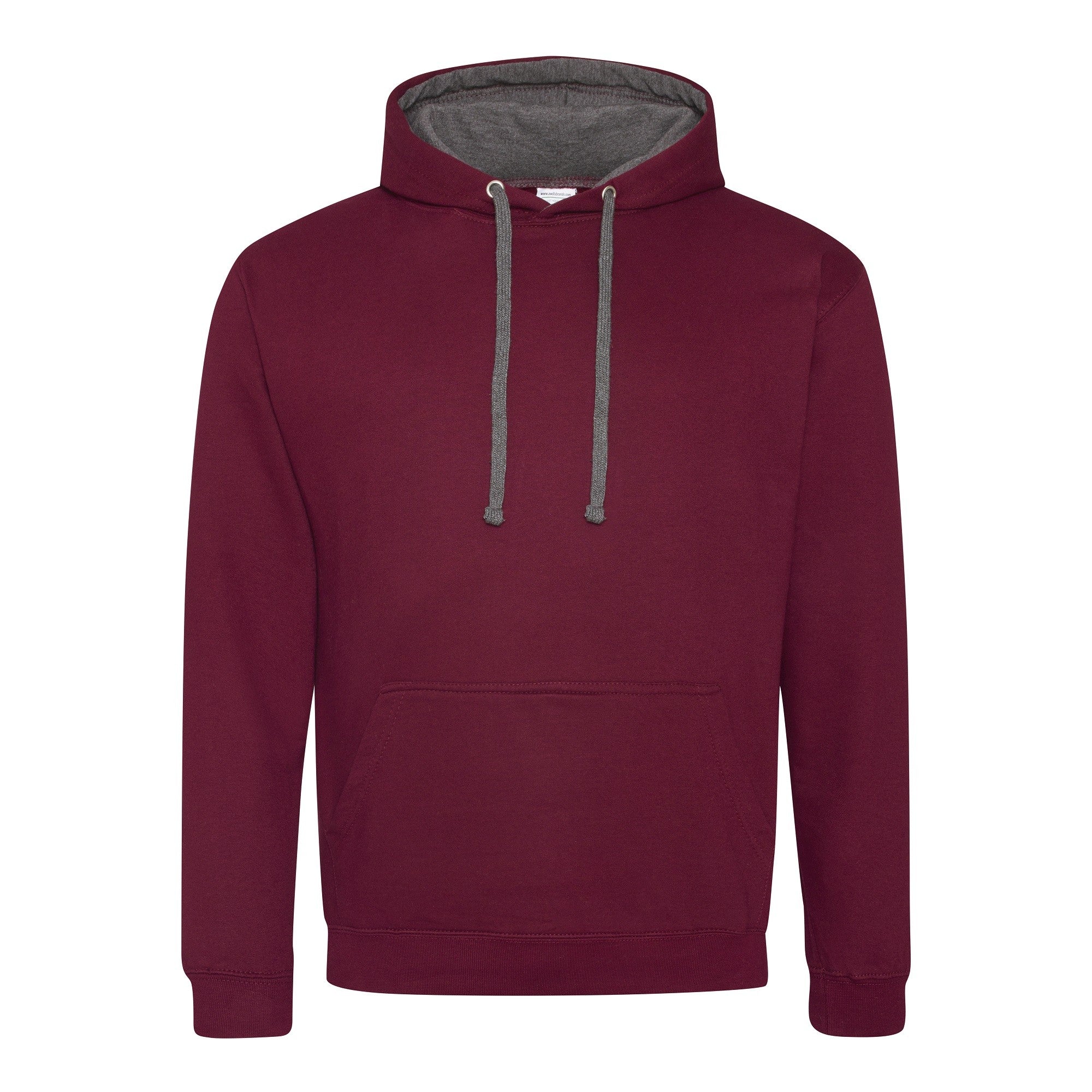 Varsity Hoodie | BURGUNDY/CHARCOAL