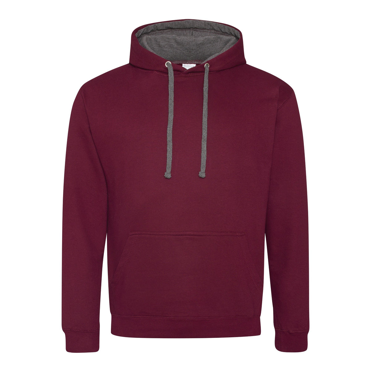 Varsity Hoodie | BURGUNDY/CHARCOAL