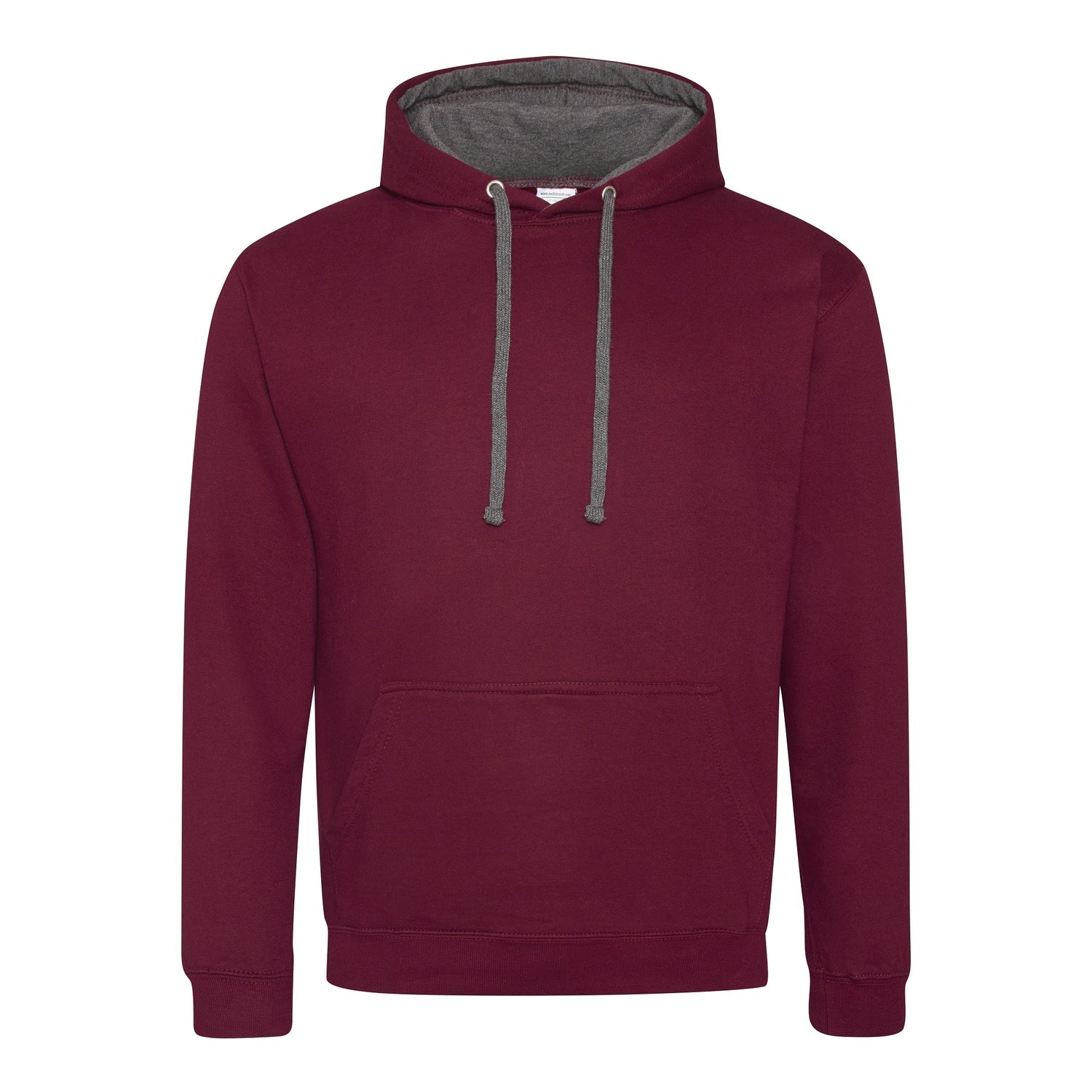 Varsity Hoodie | BURGUNDY/CHARCOAL