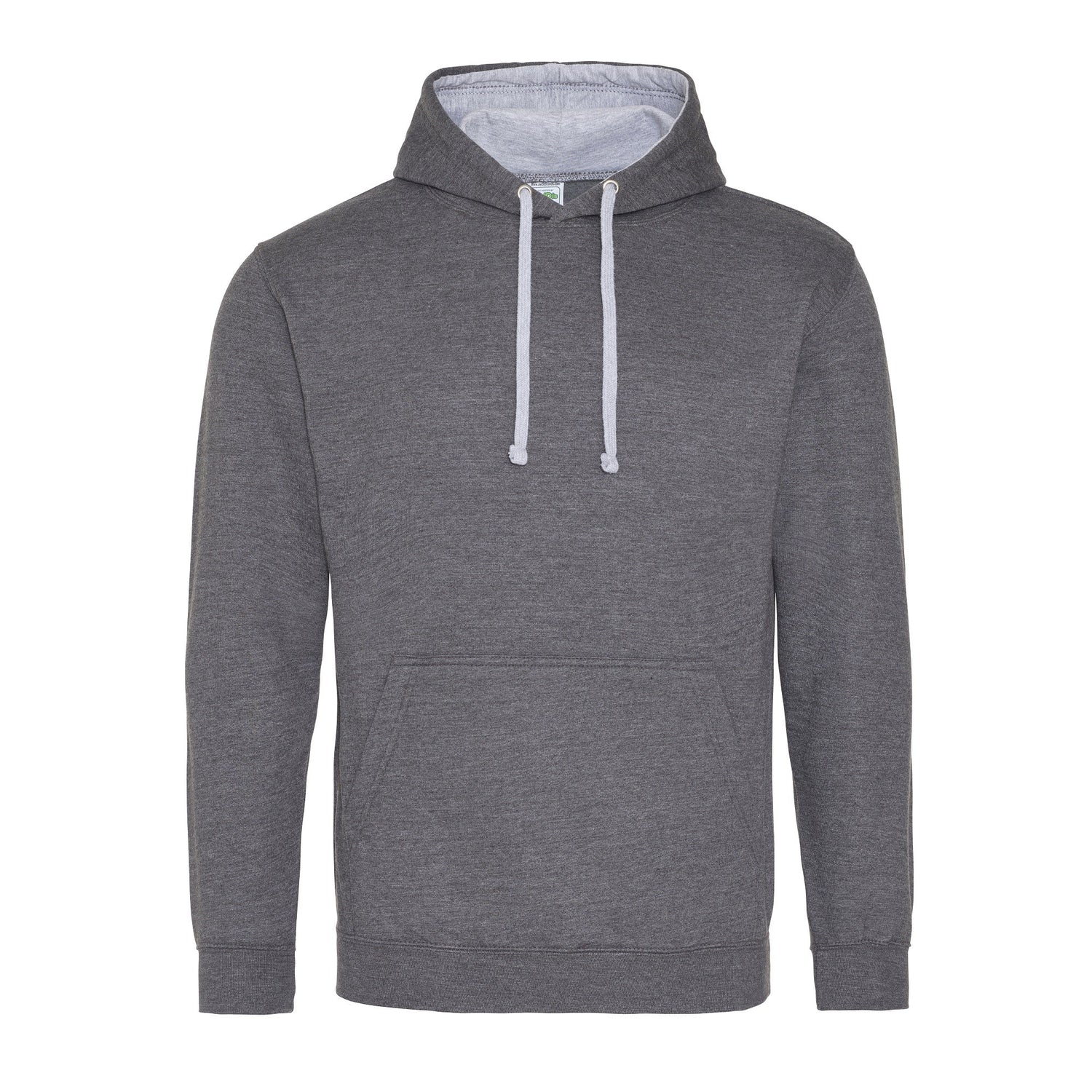 Varsity Hoodie | CHARCOAL/HEATHER GREY