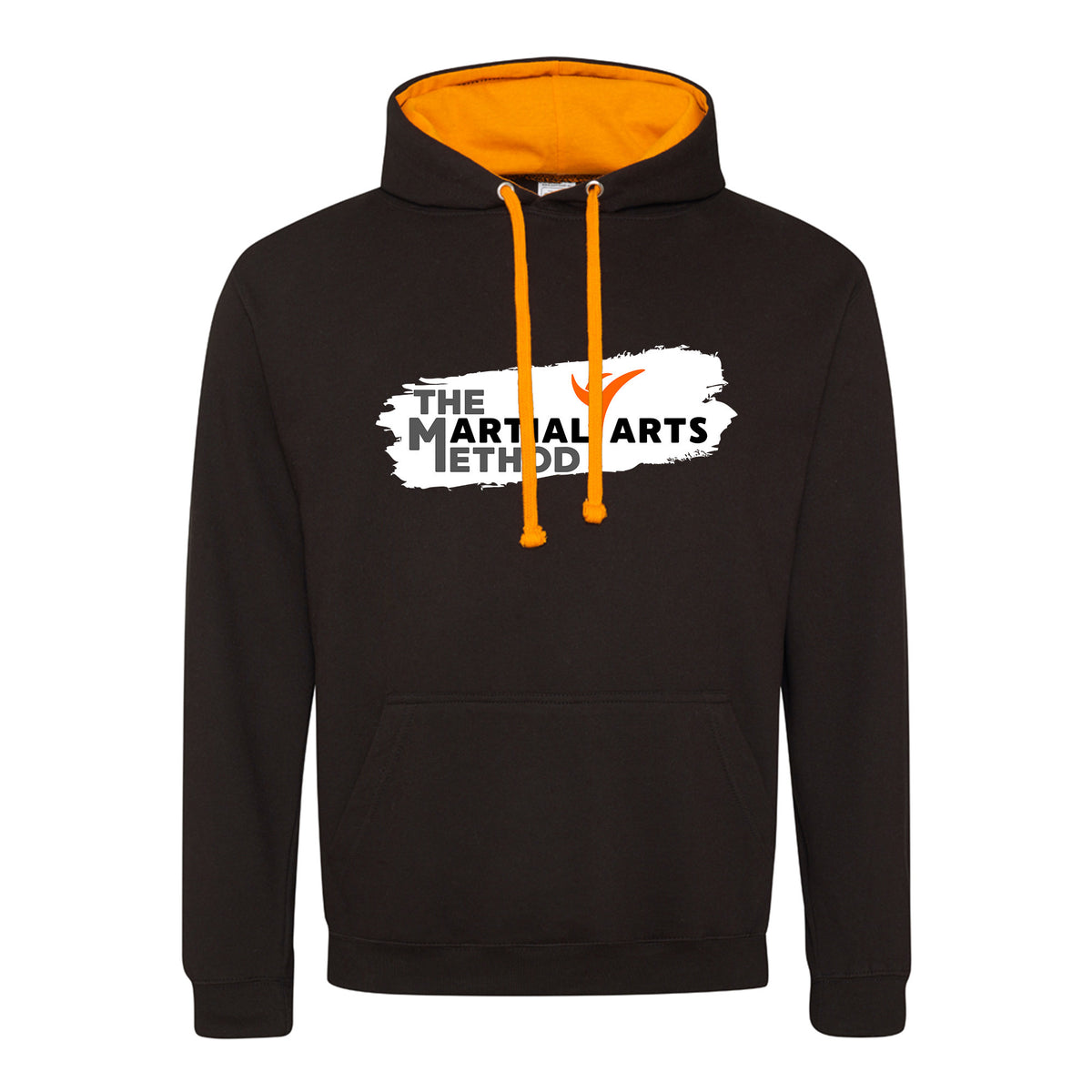 The Martial Arts Method Adults Hoodie | JET BLACK/ORANGE CRUSH