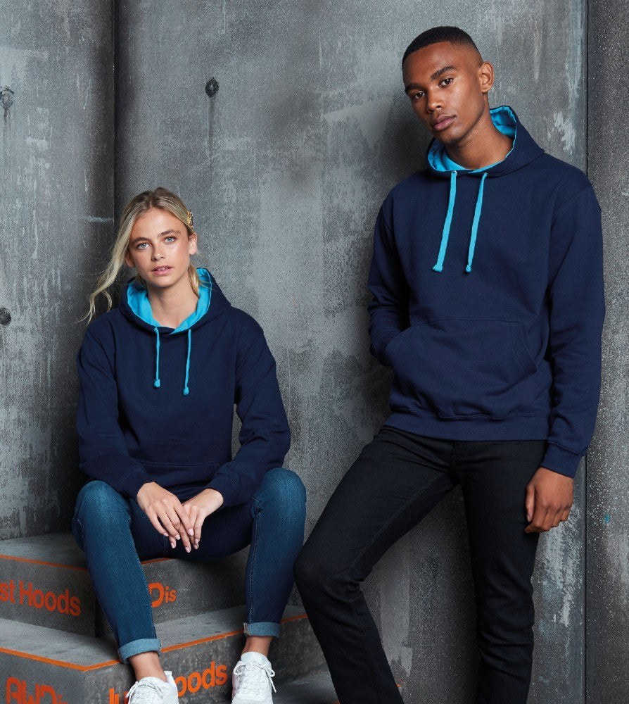 Varsity Hoodie | CHARCOAL/HEATHER GREY