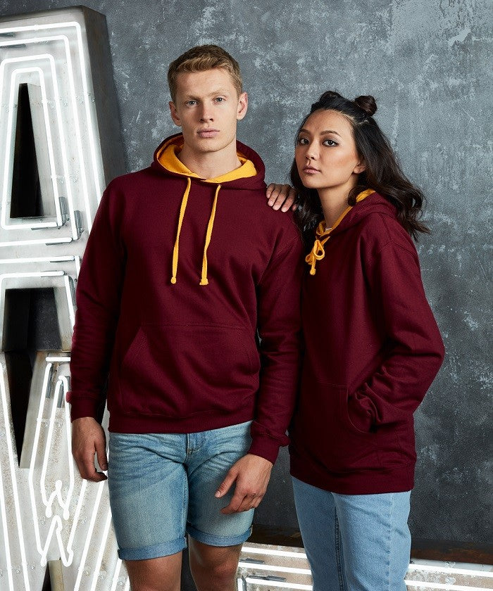 Varsity Hoodie | JET BLACK/ARCTIC WHITE