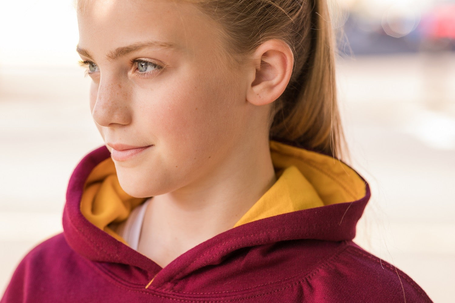Kids Varsity Hoodie | HEATHER GREY/FRENCH NAVY