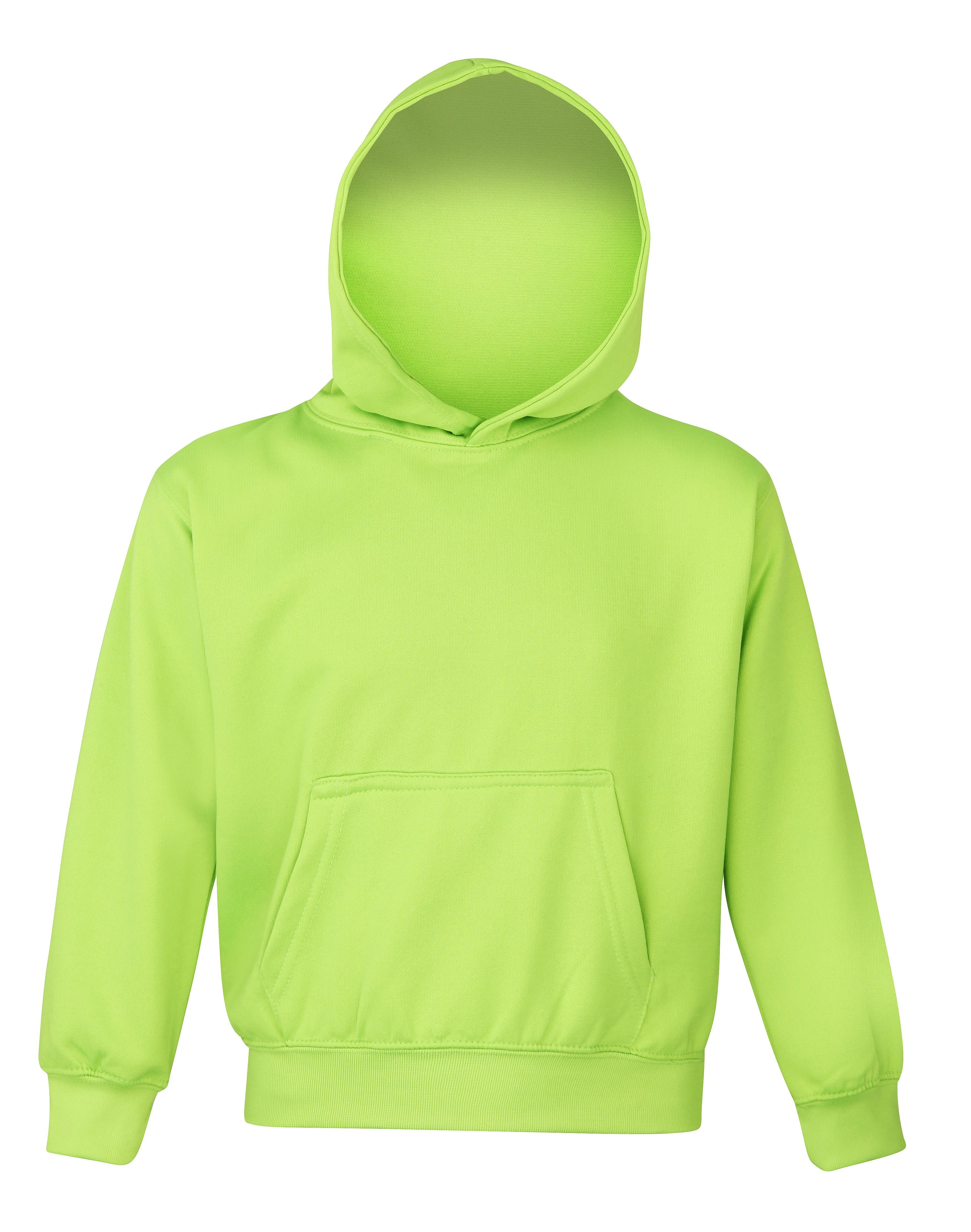 Kids Electric Hoodie | ELECTRIC GREEN